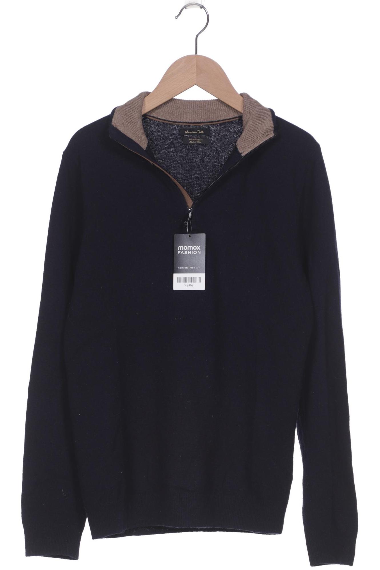 

Massimo Dutti Herren Pullover, marineblau