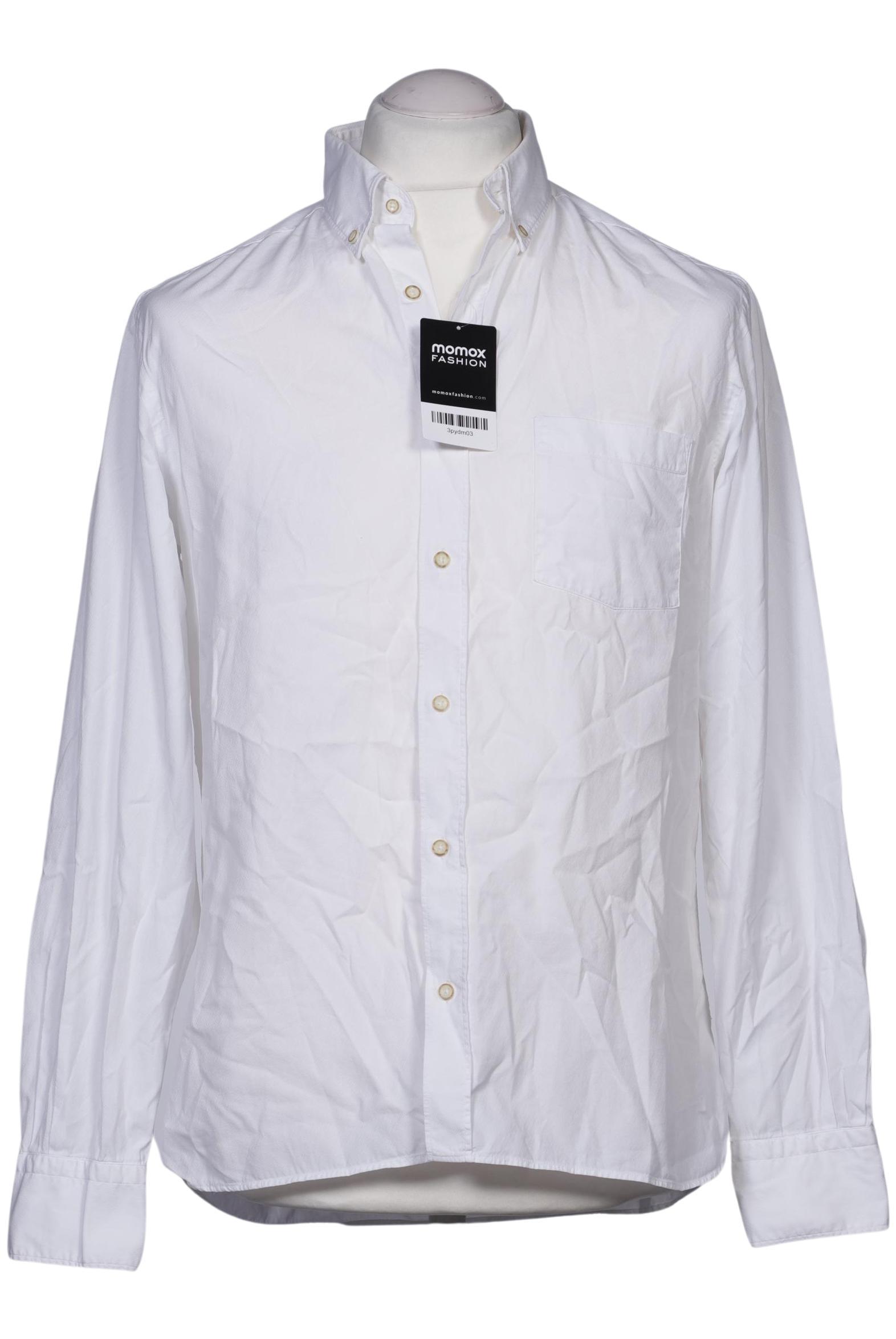 

Massimo Dutti Herren Hemd, weiß, Gr. 48