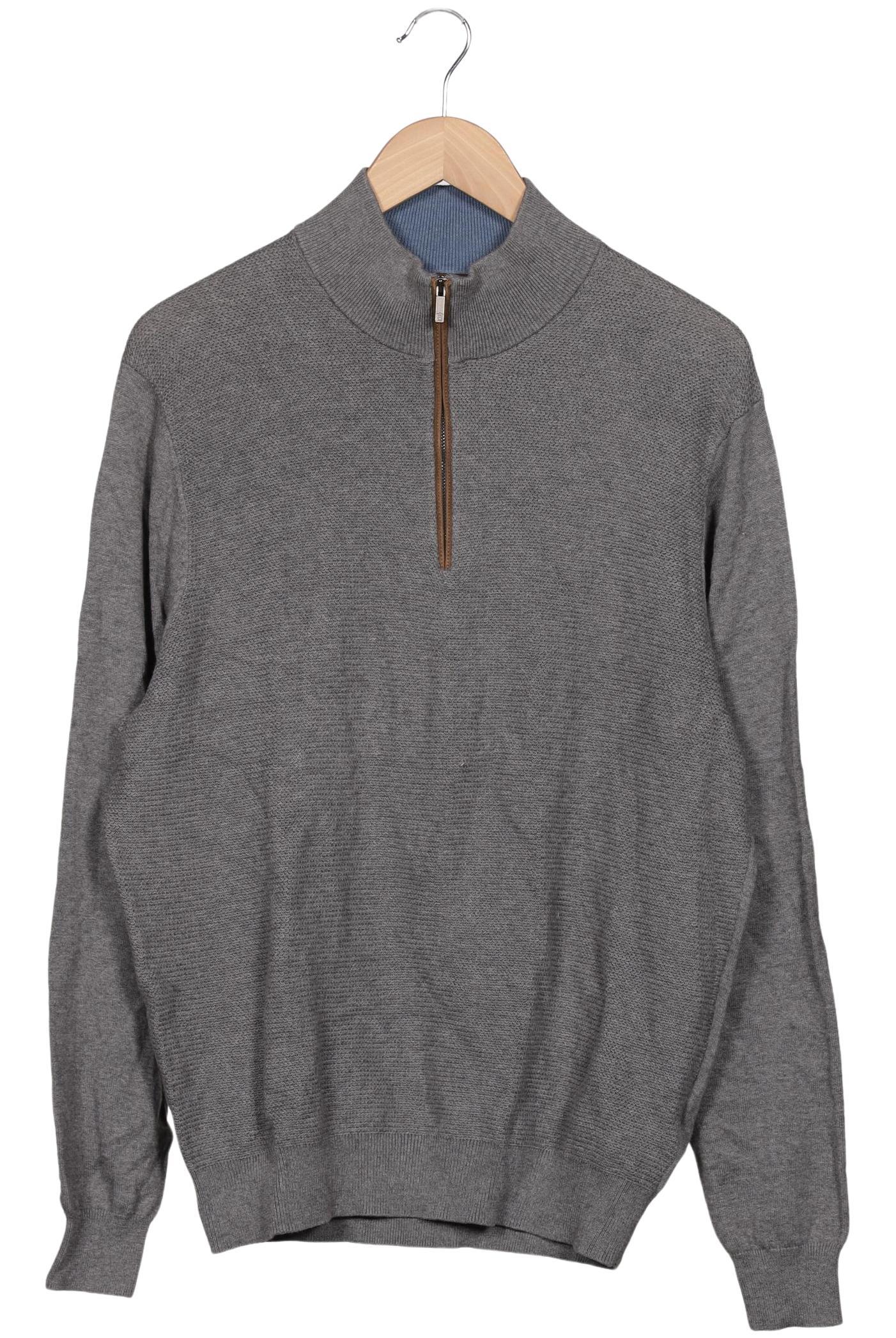 

Massimo Dutti Herren Pullover, grau, Gr. 56