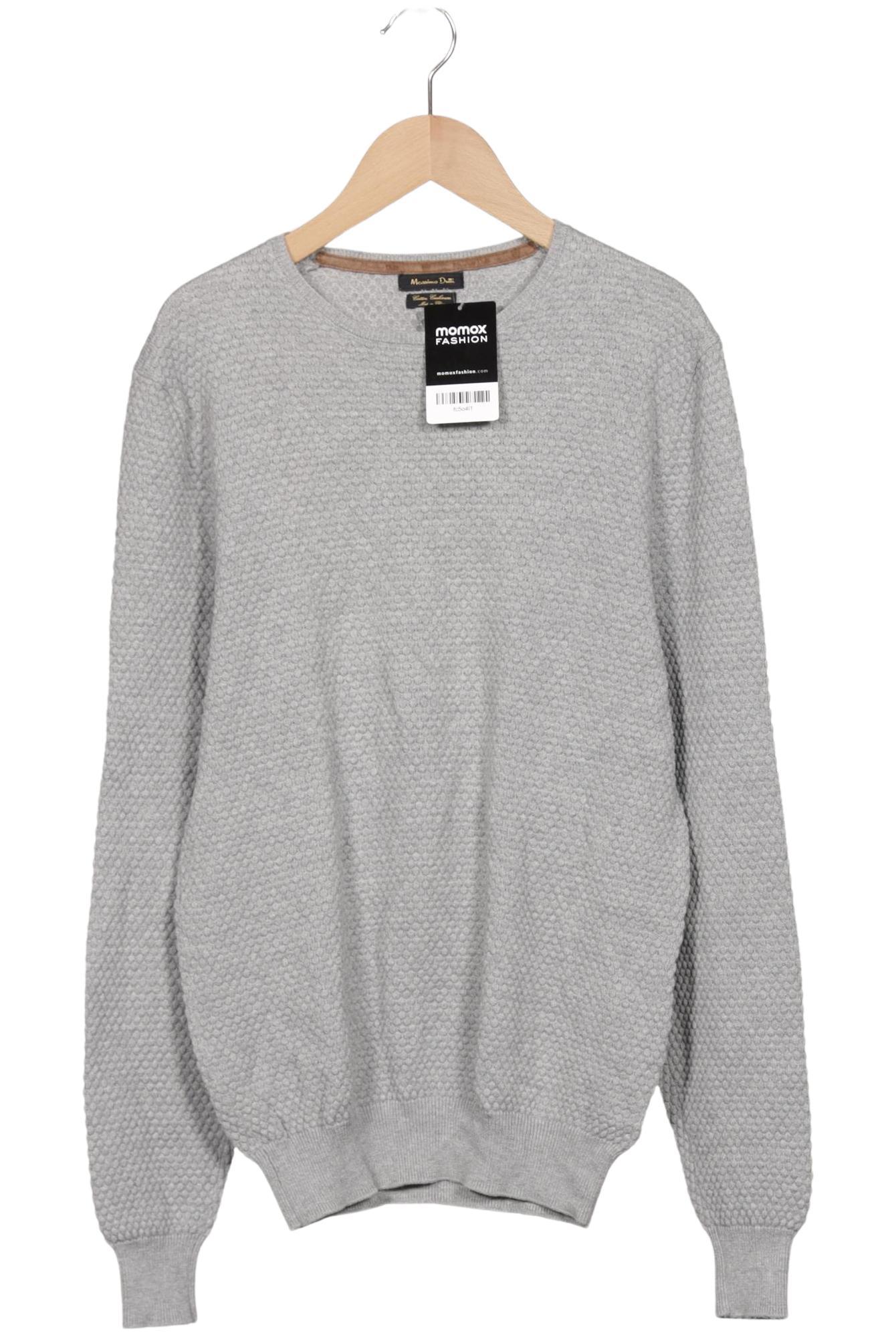 

Massimo Dutti Herren Pullover, grau, Gr. 48