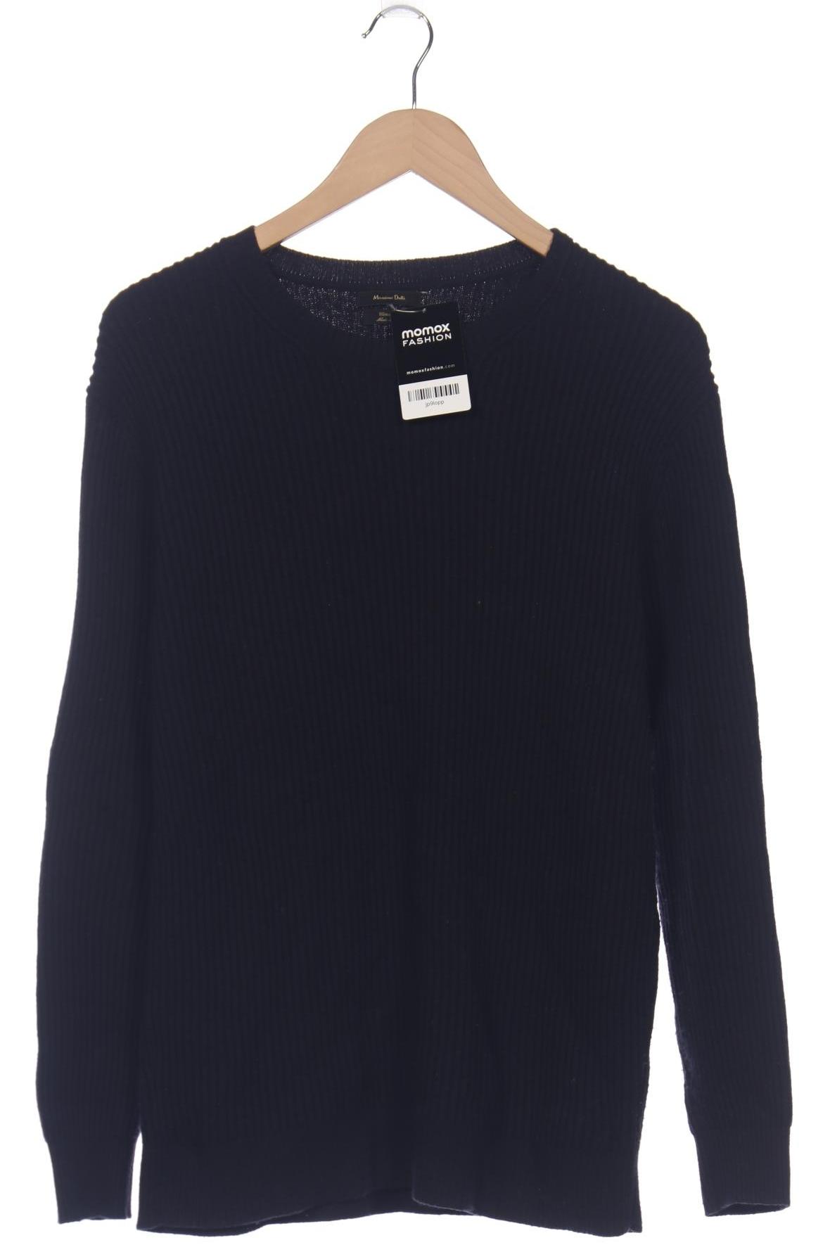 

Massimo Dutti Herren Pullover, marineblau, Gr. 48