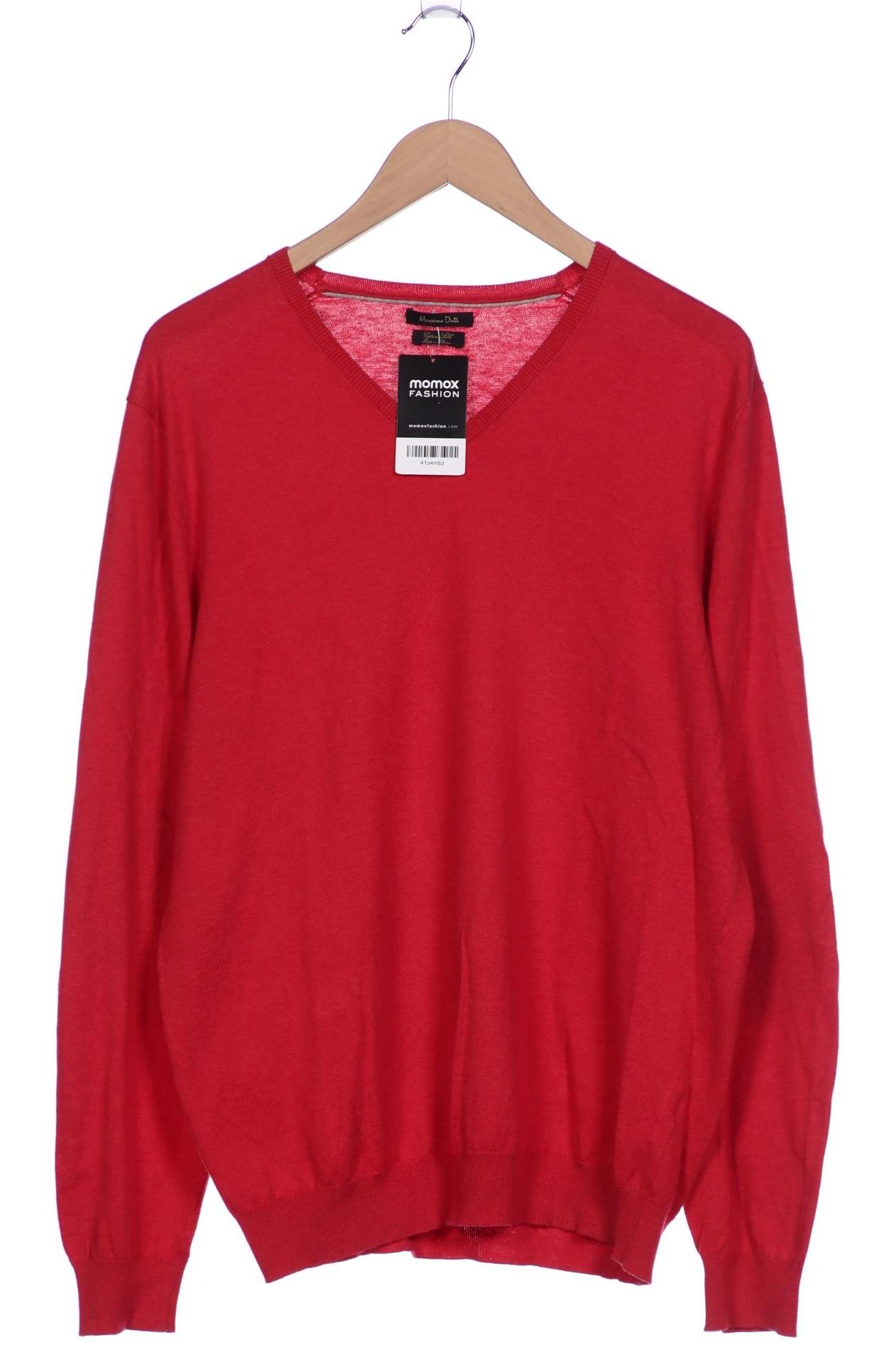 

Massimo Dutti Herren Pullover, rot, Gr. 54