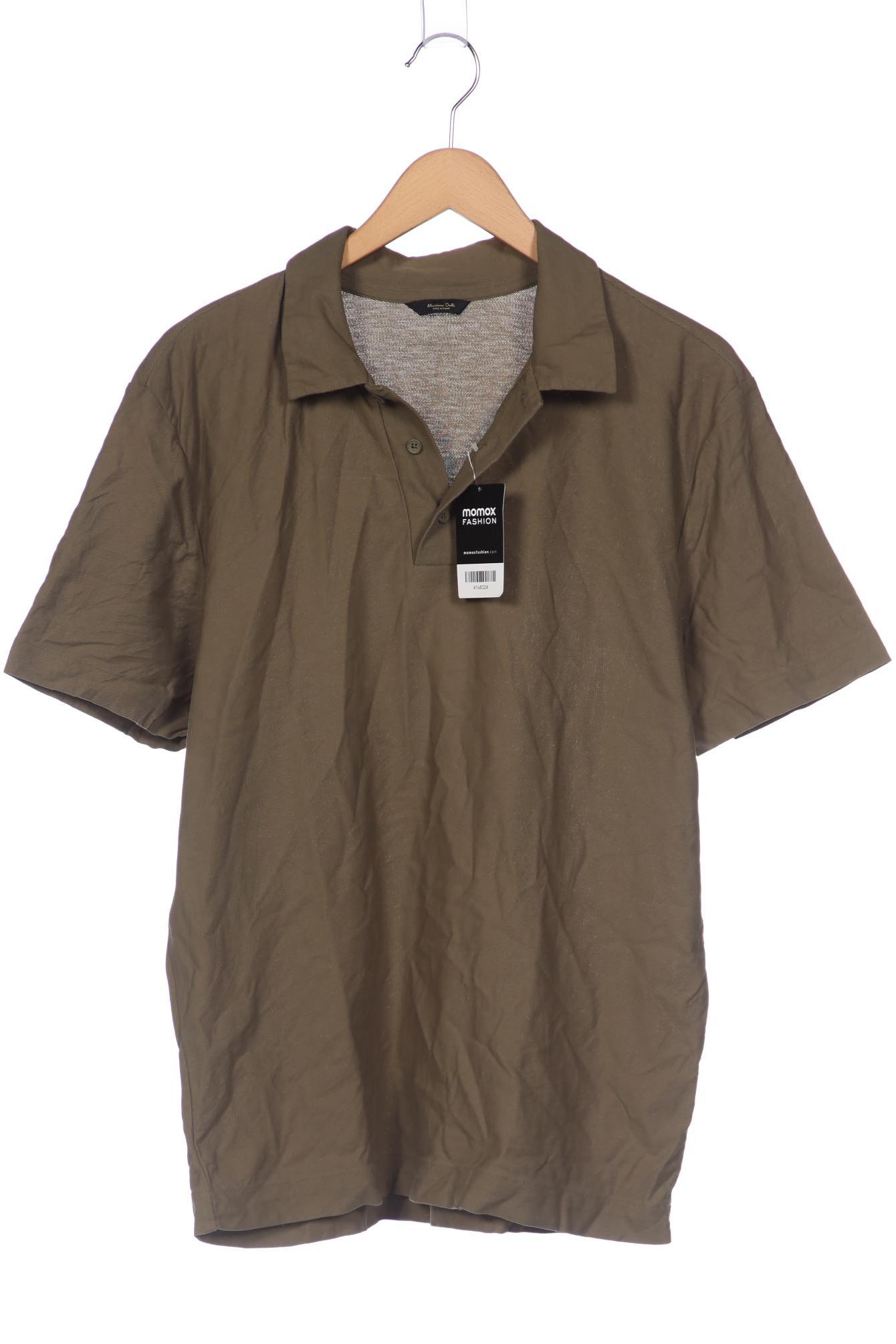 

Massimo Dutti Herren Poloshirt, grün, Gr. 52