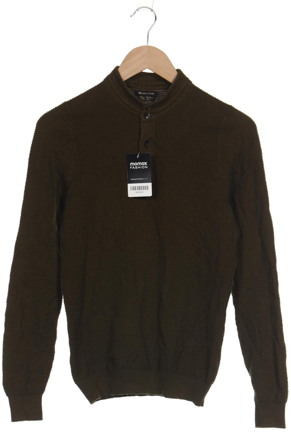 

Massimo Dutti Herren Pullover, grün, Gr. 46
