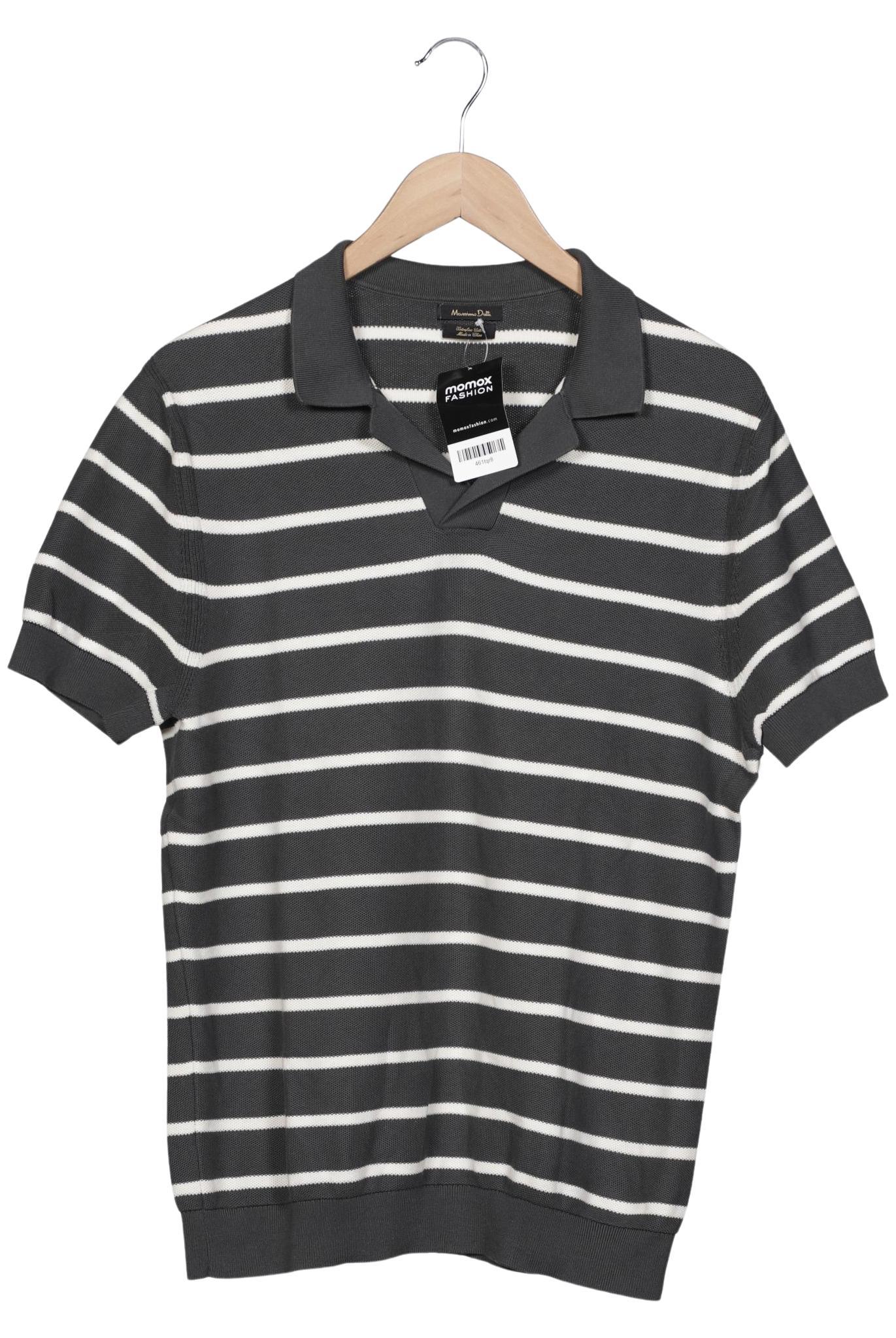 

Massimo Dutti Herren Poloshirt, grau, Gr. 52