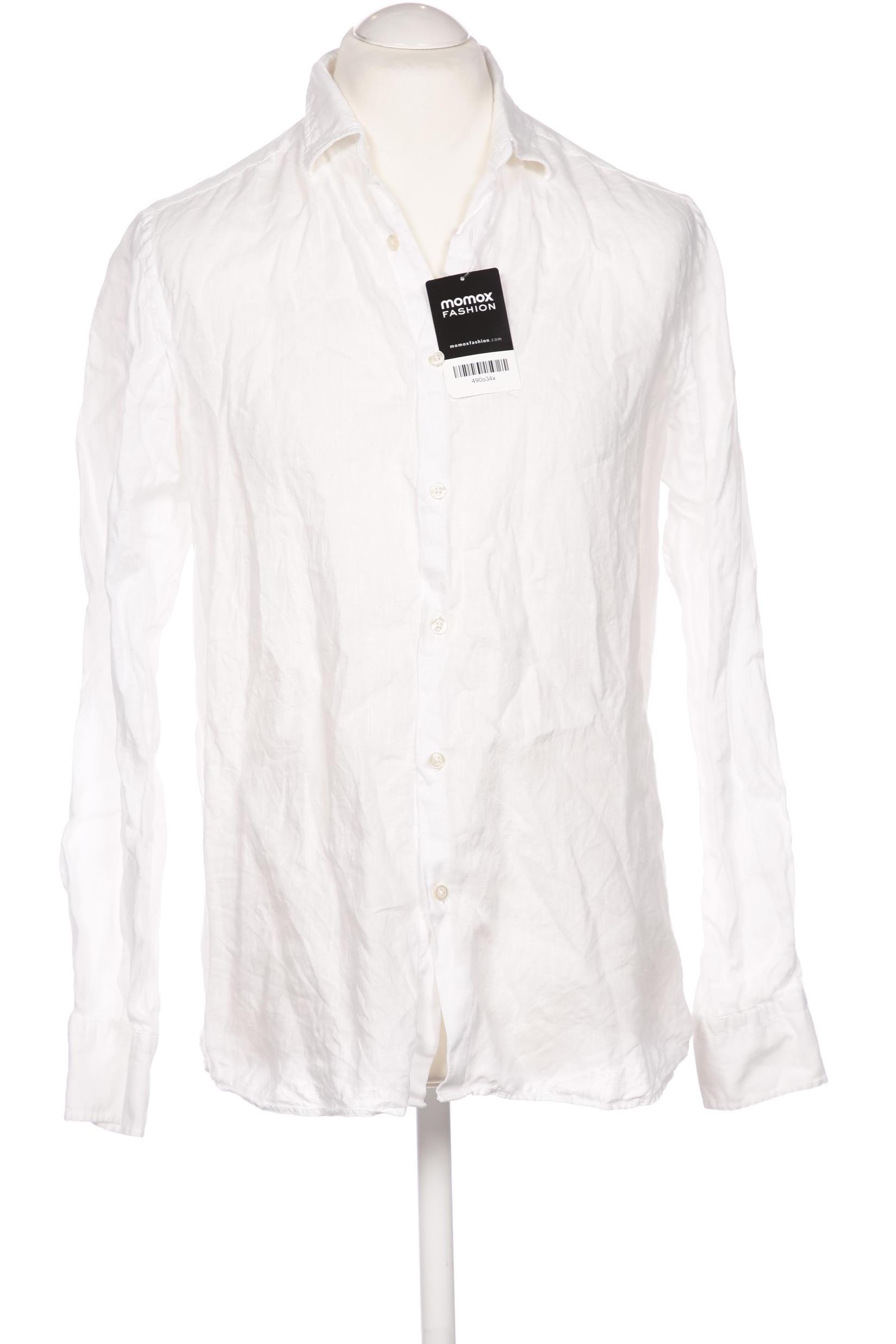 

Massimo Dutti Herren Hemd, weiß, Gr. 48