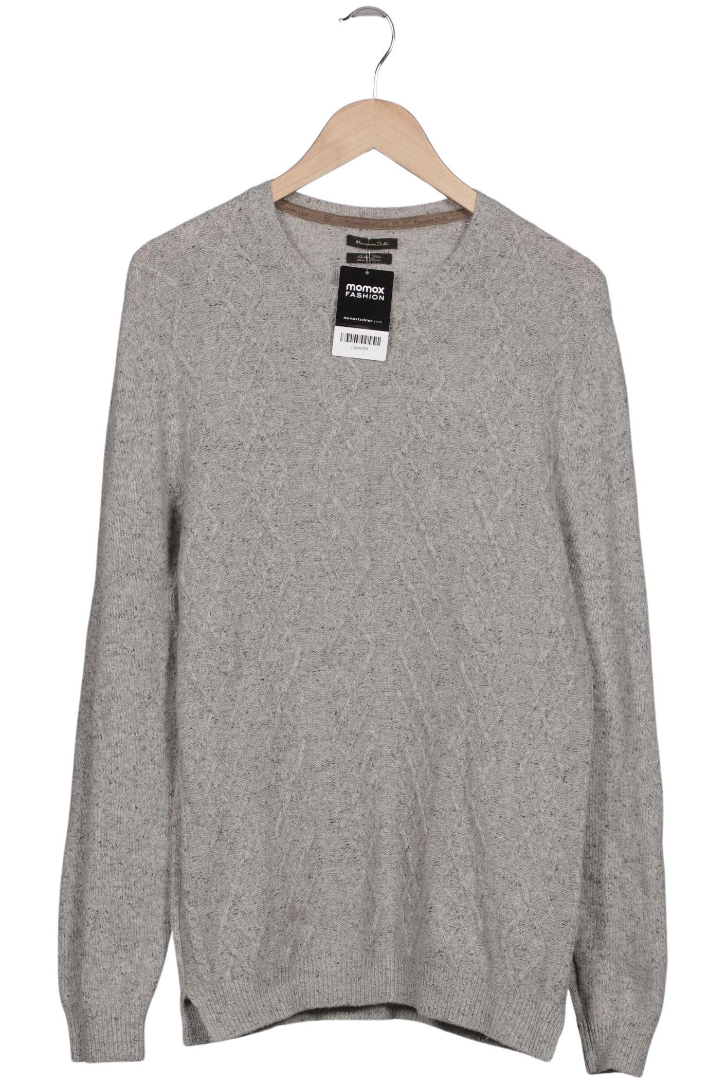 

Massimo Dutti Herren Pullover, grau, Gr. 52