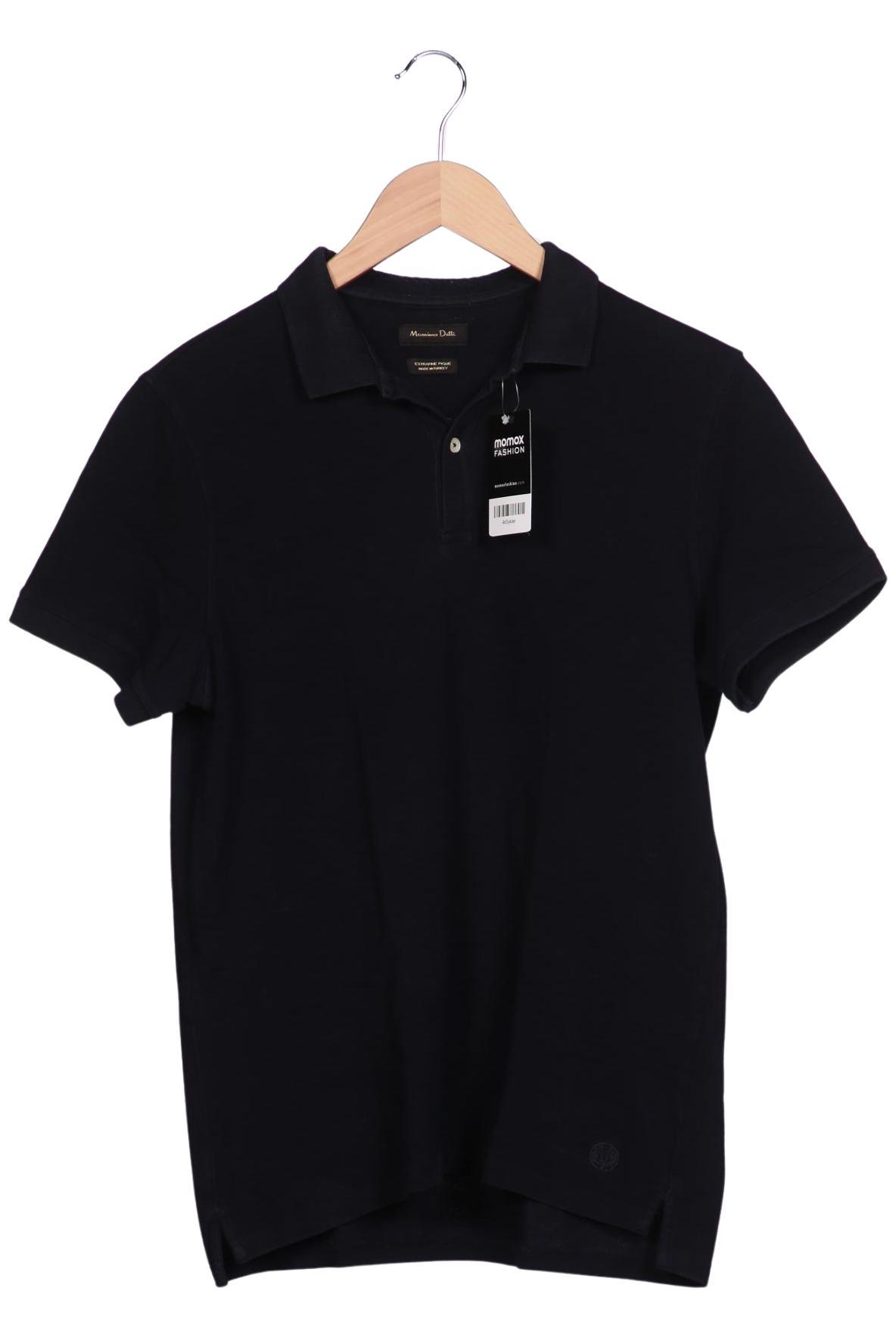

Massimo Dutti Herren Poloshirt, marineblau, Gr. 48