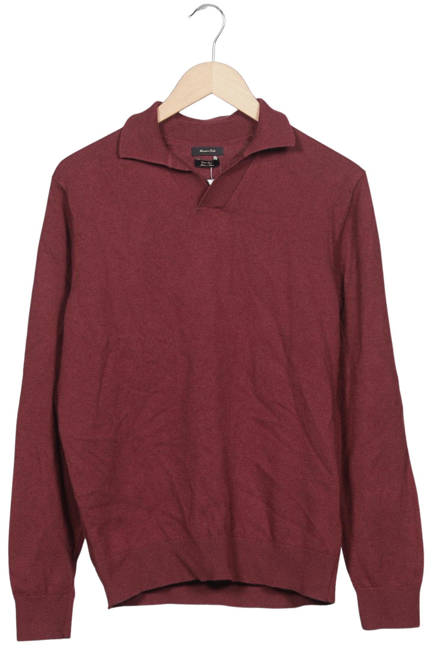 

Massimo Dutti Herren Pullover, bordeaux, Gr. 48