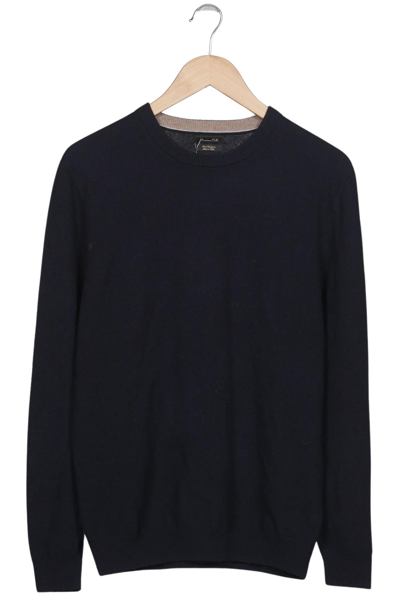 

Massimo Dutti Herren Pullover, marineblau, Gr. 52
