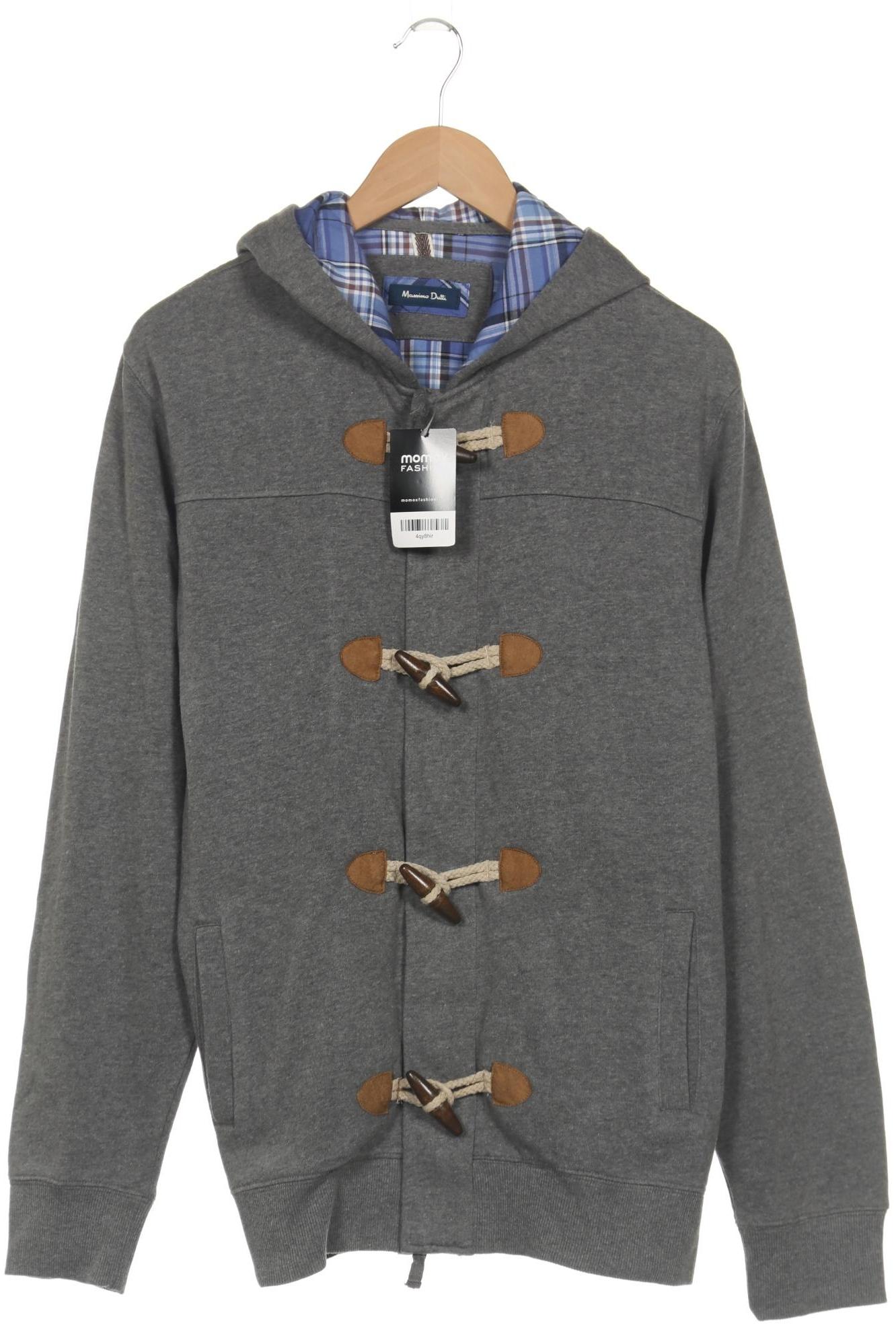 

Massimo Dutti Herren Kapuzenpullover, grau, Gr. 52