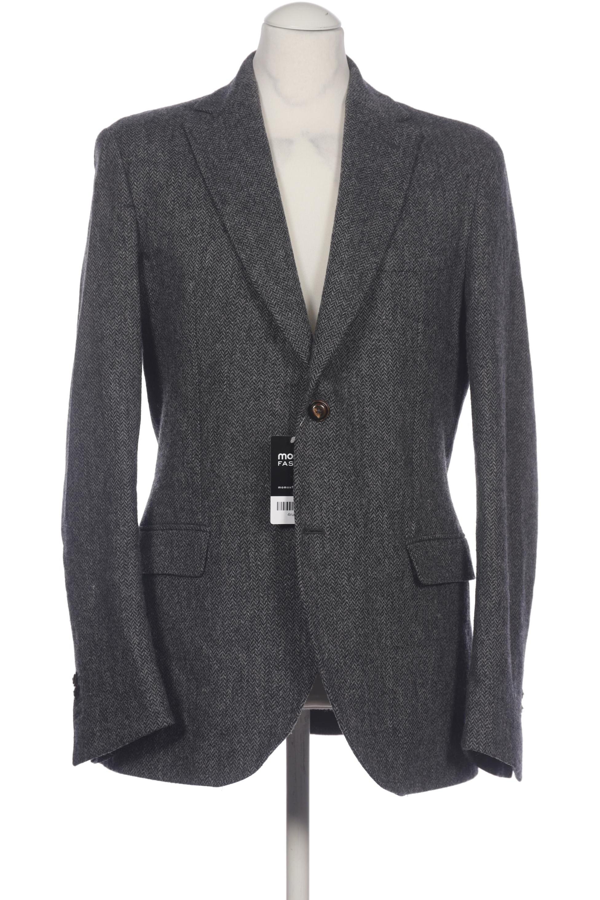 

Massimo Dutti Herren Sakko, grau, Gr. 52