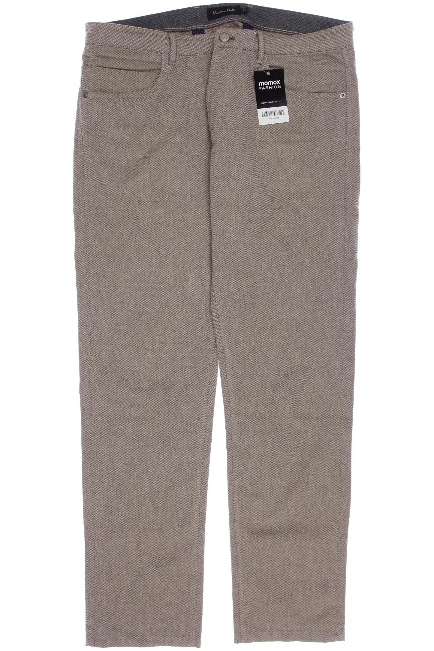 

Massimo Dutti Herren Stoffhose, beige, Gr. 32
