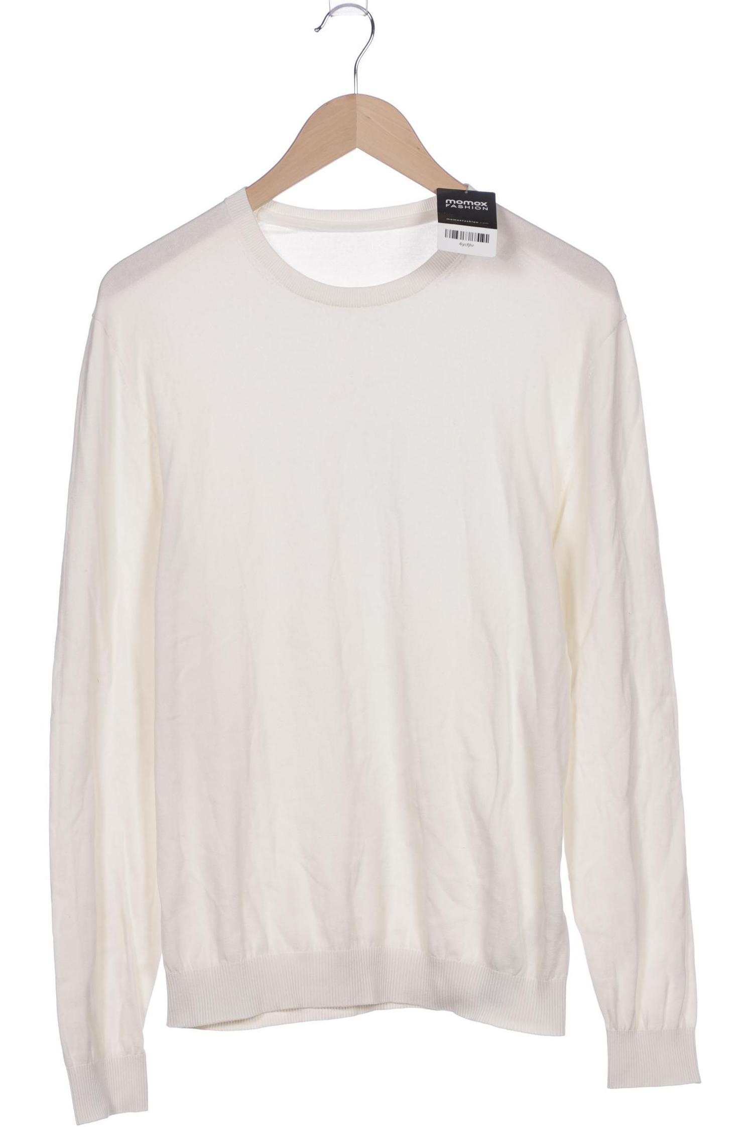 

Massimo Dutti Herren Pullover, cremeweiß, Gr. 48