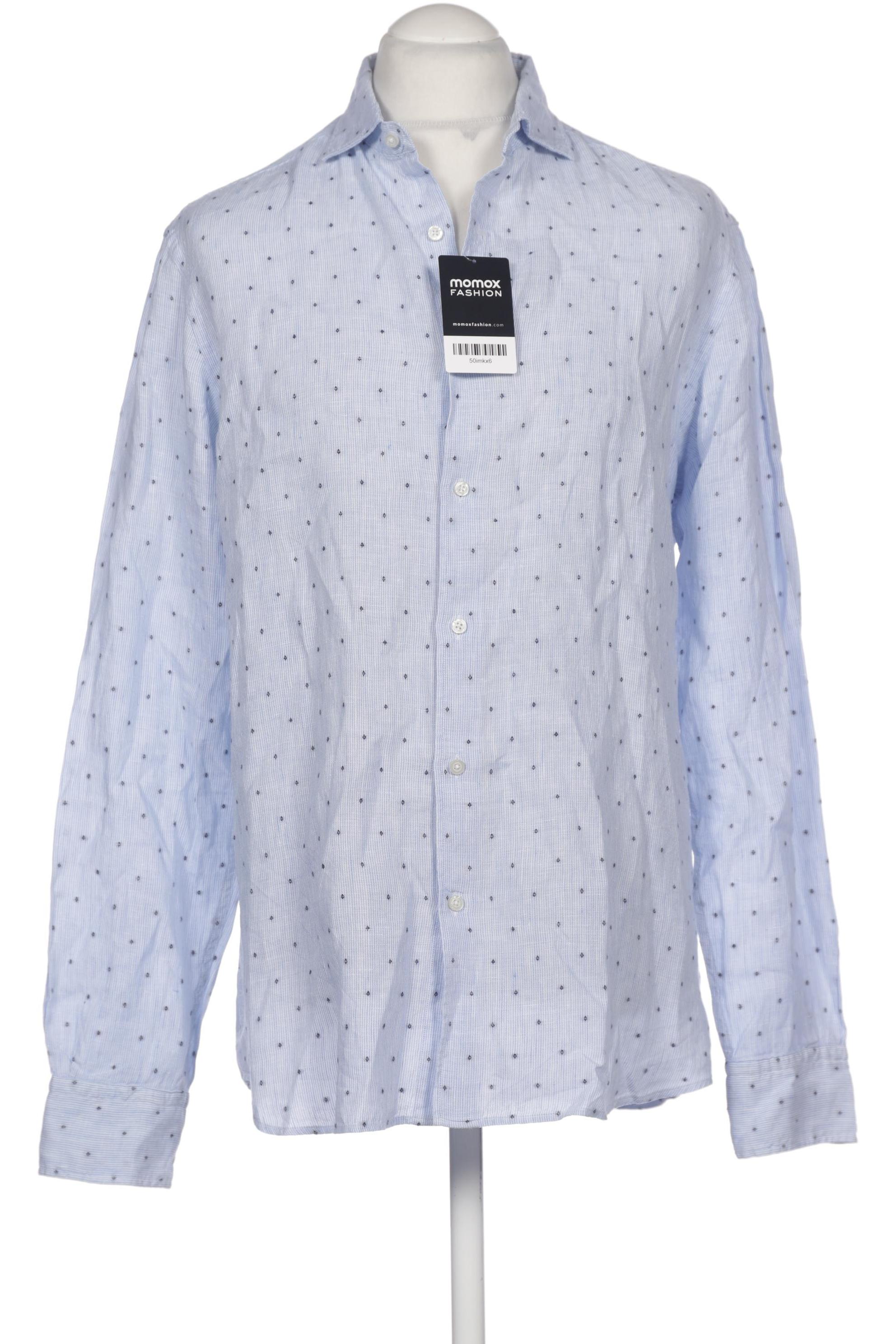 

Massimo Dutti Herren Hemd, hellblau, Gr. 52