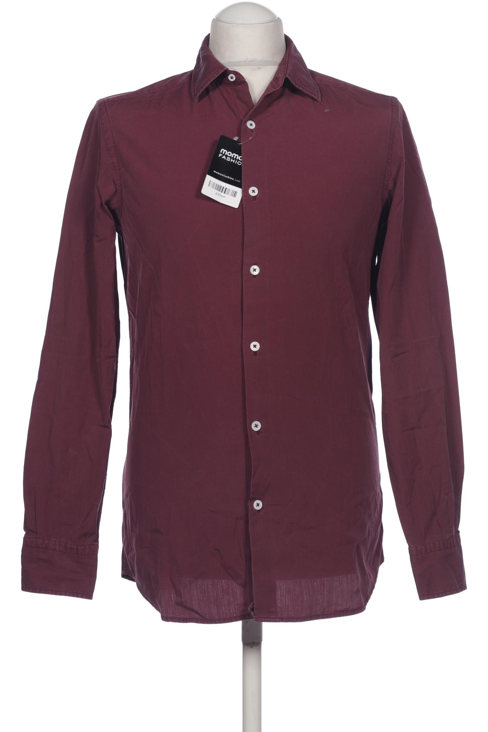 

Massimo Dutti Herren Hemd, bordeaux, Gr. 46