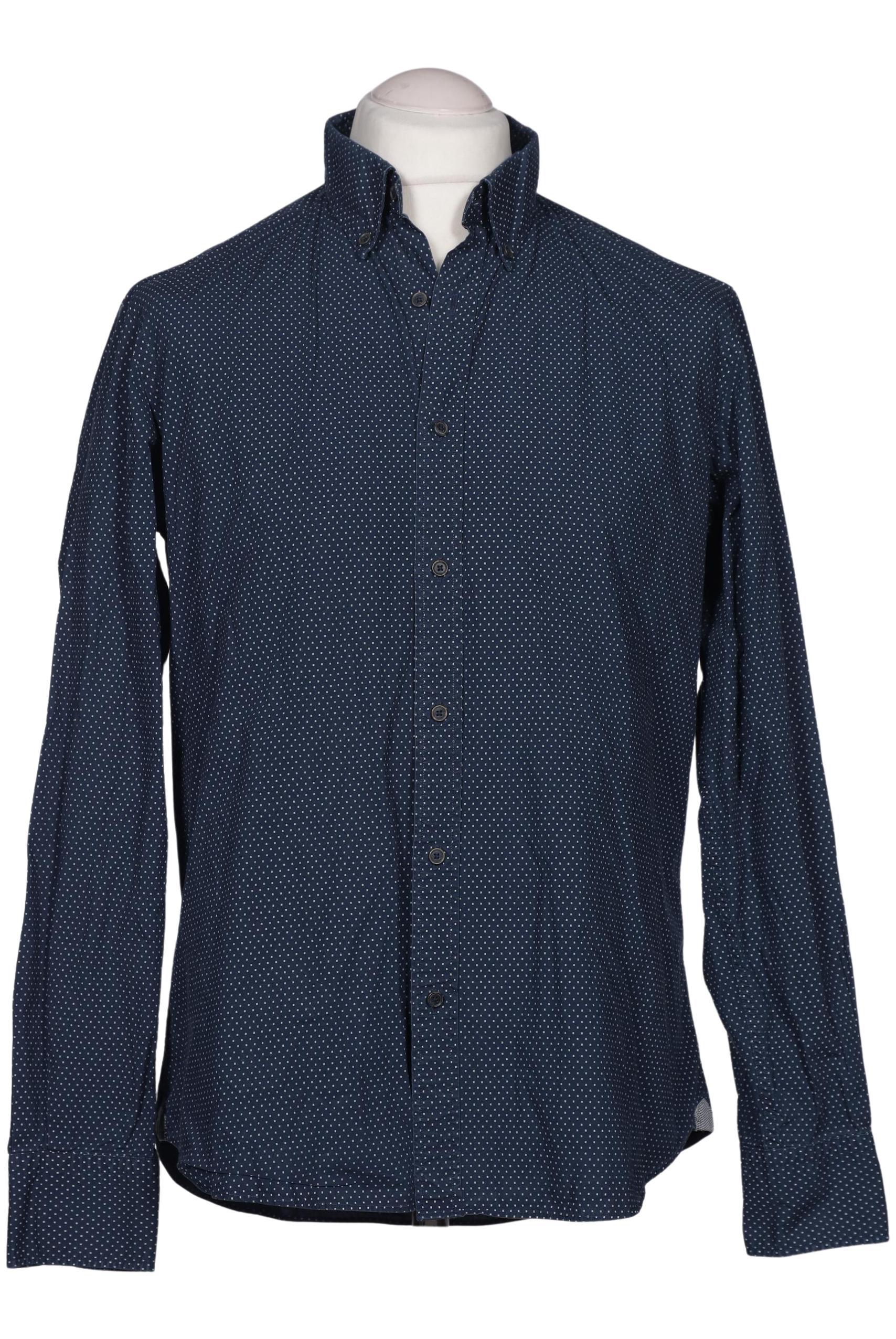 

Massimo Dutti Herren Hemd, marineblau, Gr. 52