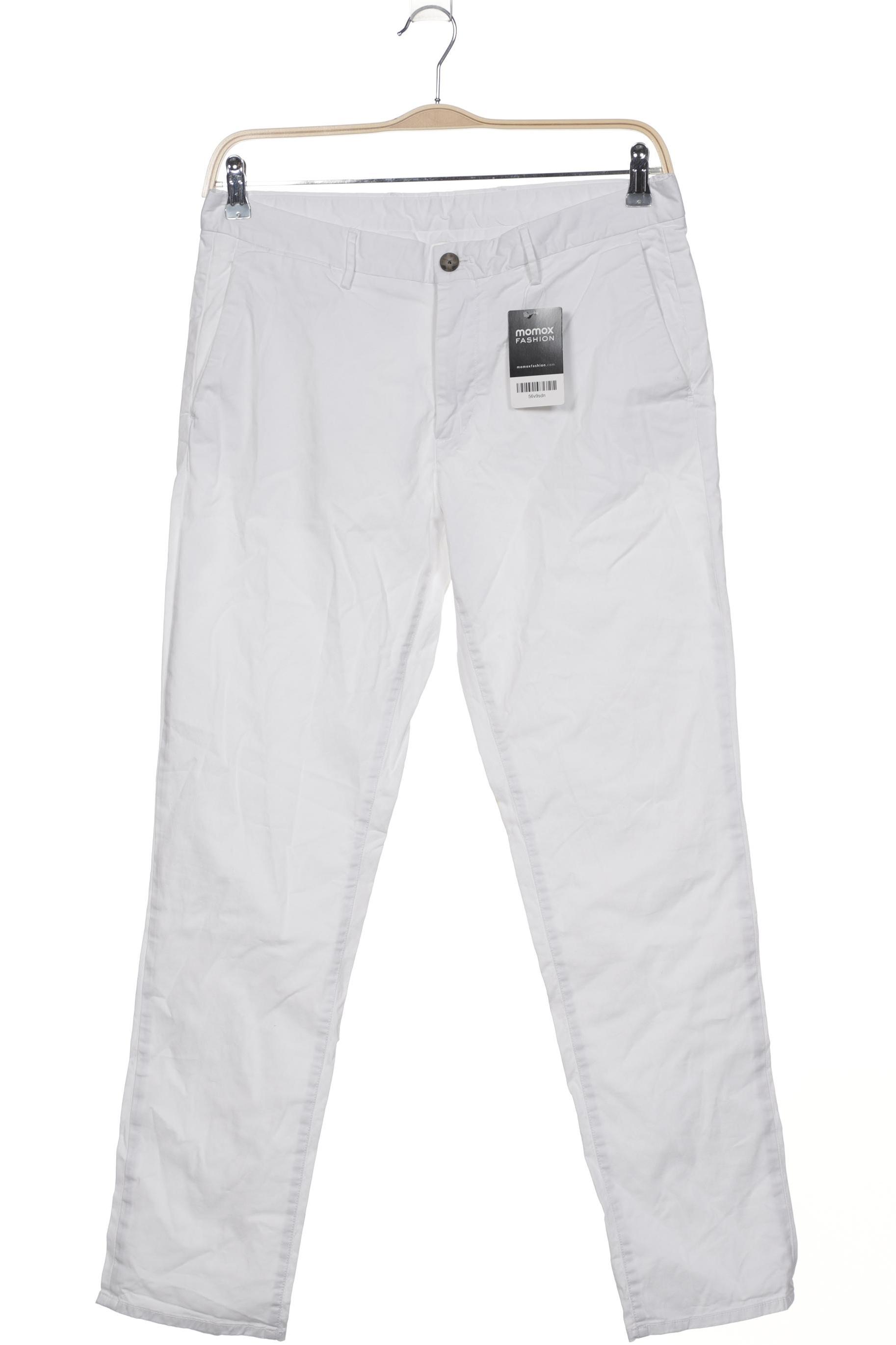 

Massimo Dutti Herren Stoffhose, weiß, Gr. 32