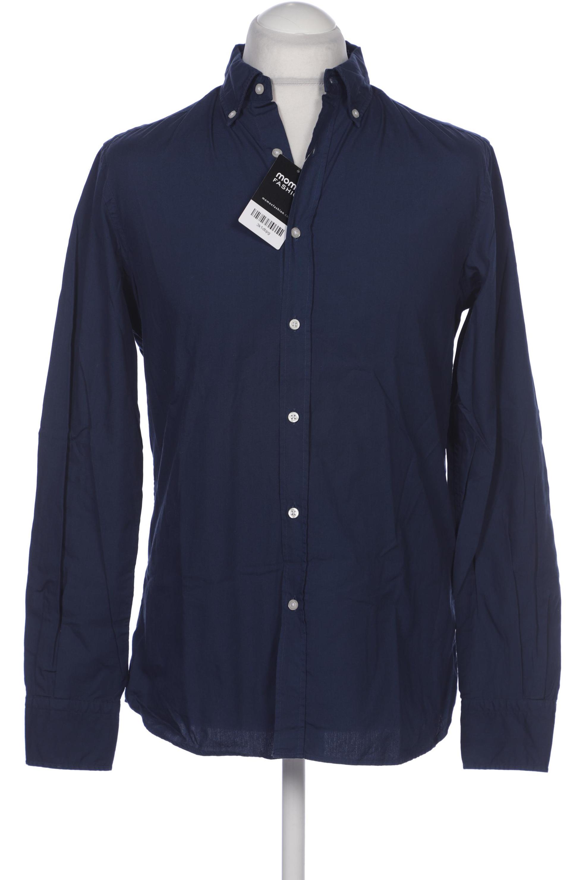 

Massimo Dutti Herren Hemd, marineblau, Gr. 48