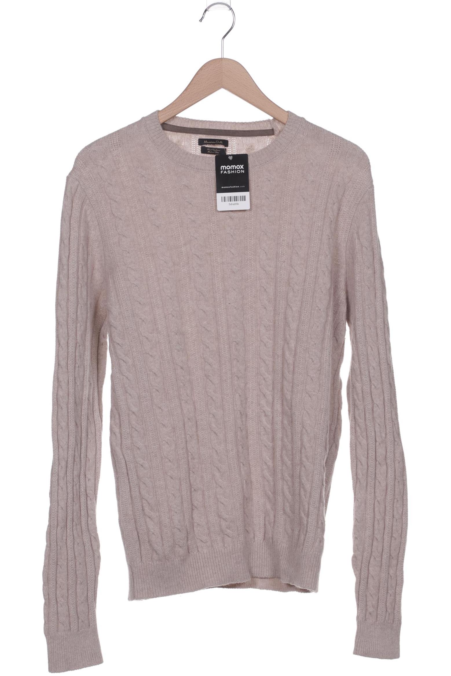 

Massimo Dutti Herren Pullover, beige, Gr. 52