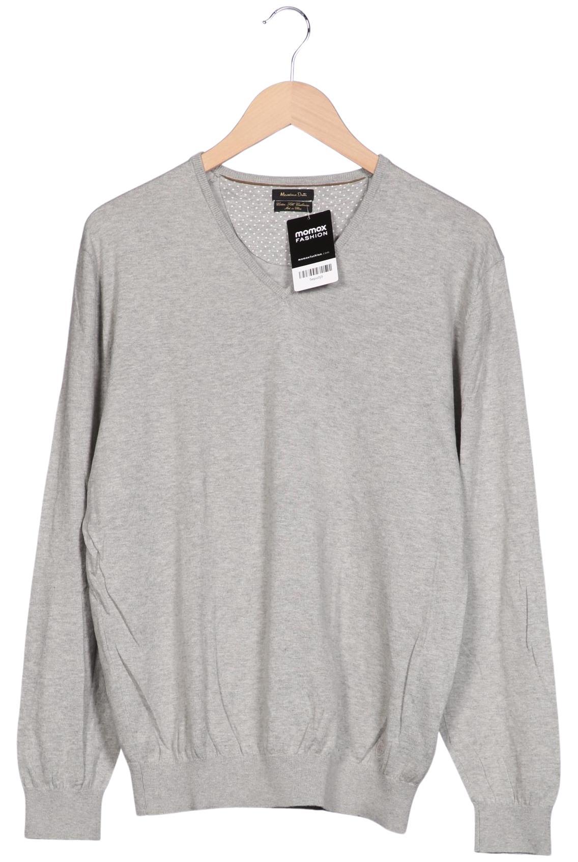 

Massimo Dutti Herren Pullover, grau, Gr. 56