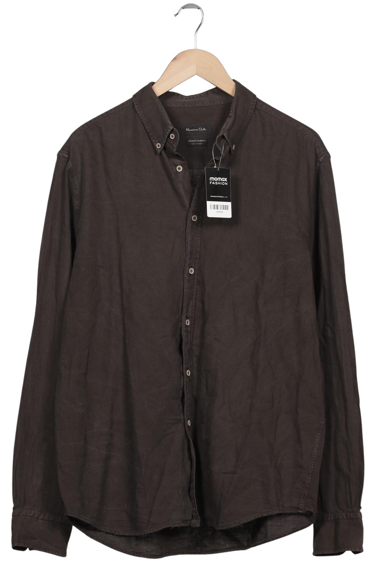 

Massimo Dutti Herren Hemd, braun, Gr. 56