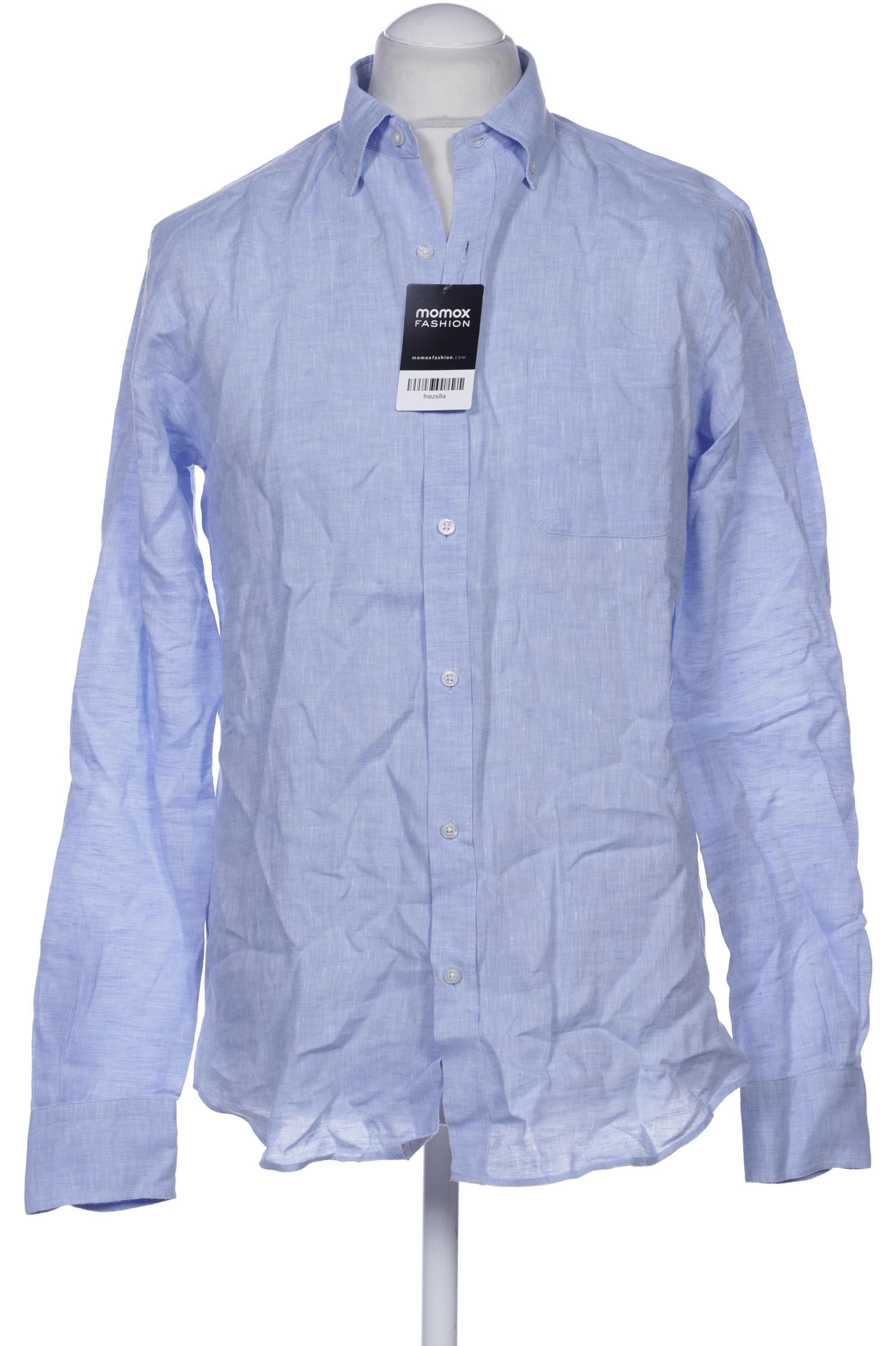 

Massimo Dutti Herren Hemd, blau, Gr. 52