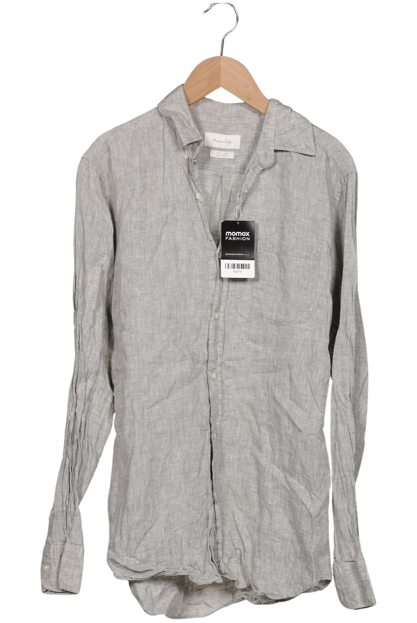 

Massimo Dutti Herren Hemd, grün, Gr. 46