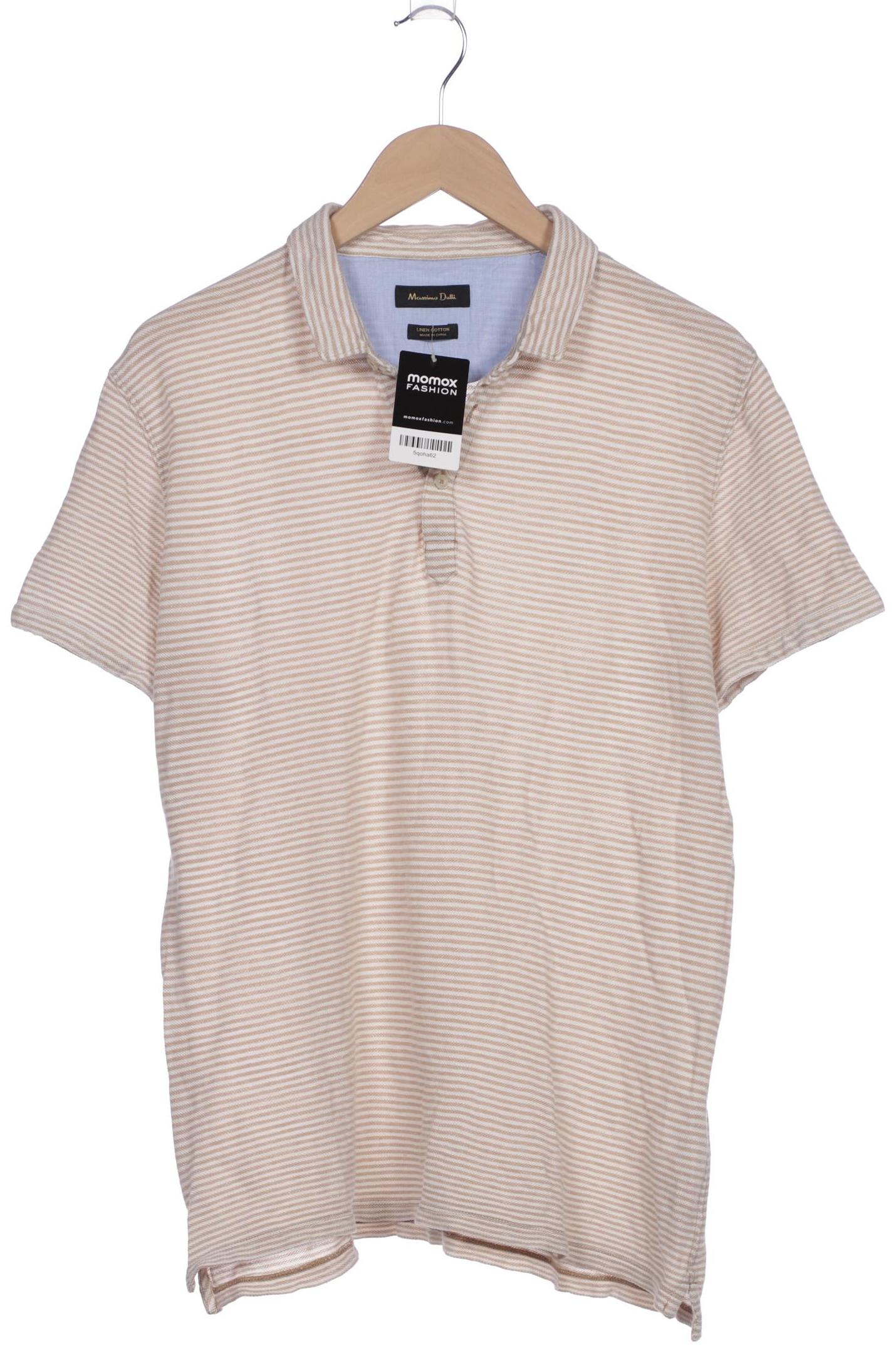 

Massimo Dutti Herren Poloshirt, beige, Gr. 54