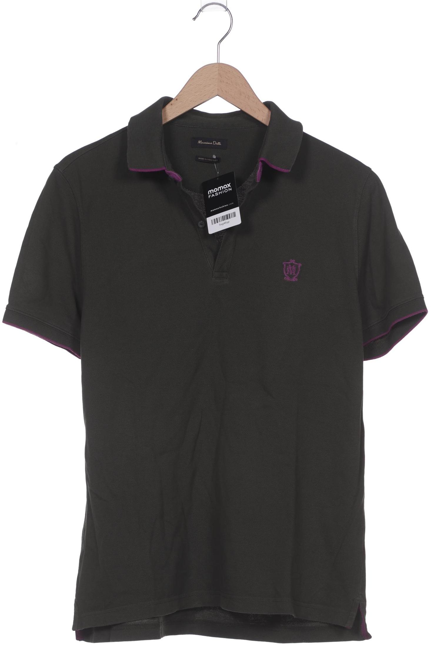 

Massimo Dutti Herren Poloshirt, grün, Gr. 52