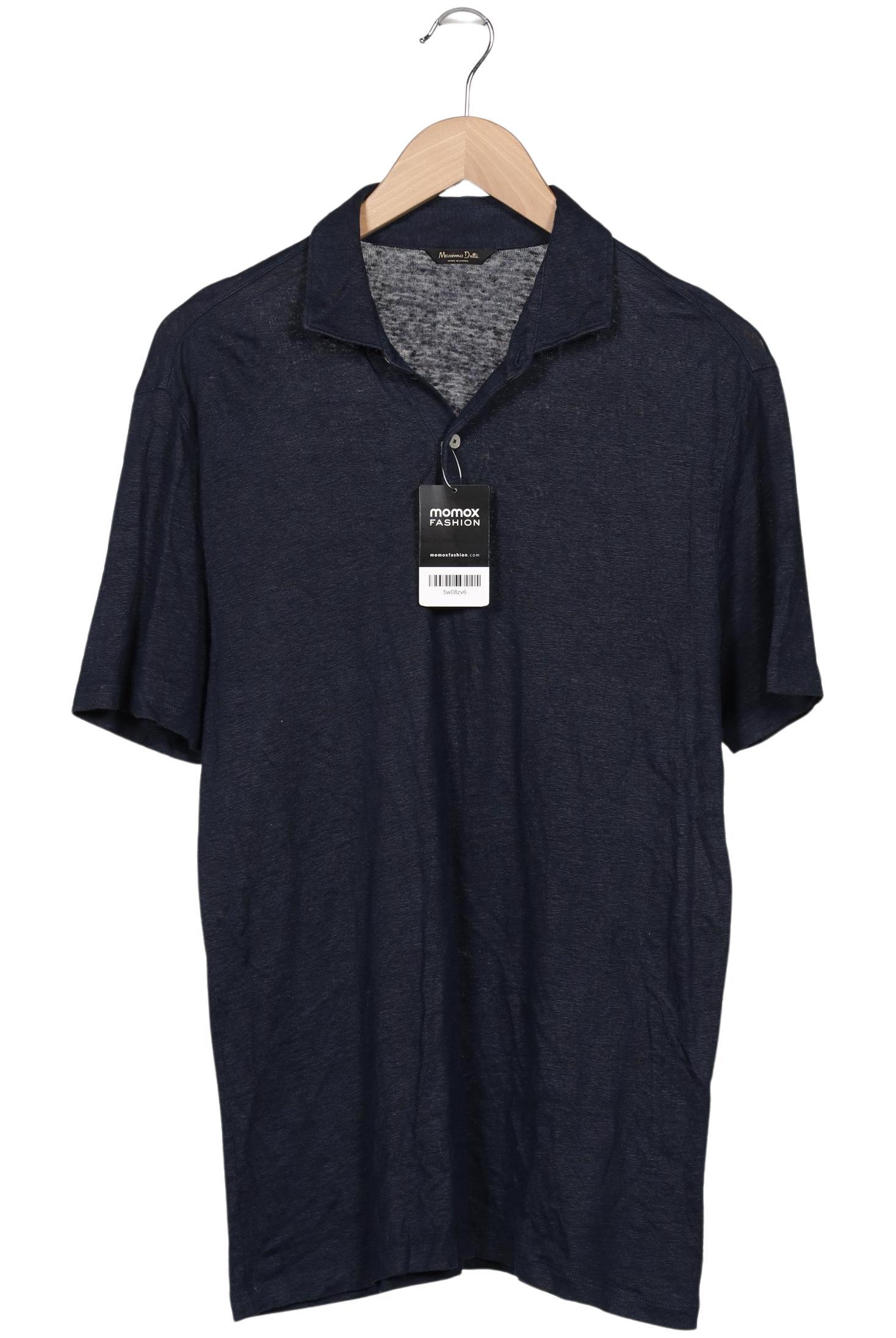 

Massimo Dutti Herren Poloshirt, marineblau, Gr. 54