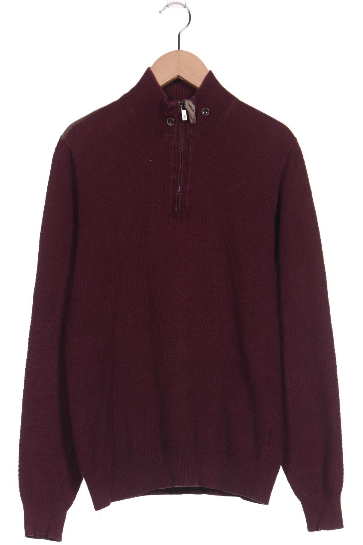 

Massimo Dutti Herren Pullover, bordeaux, Gr. 46