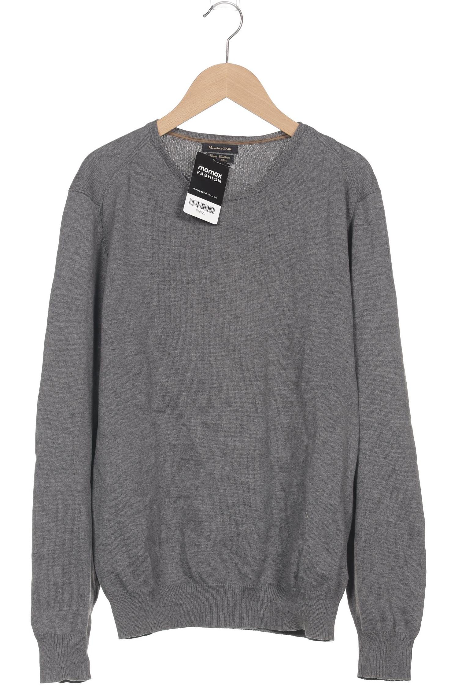 

Massimo Dutti Herren Pullover, grau, Gr. 52