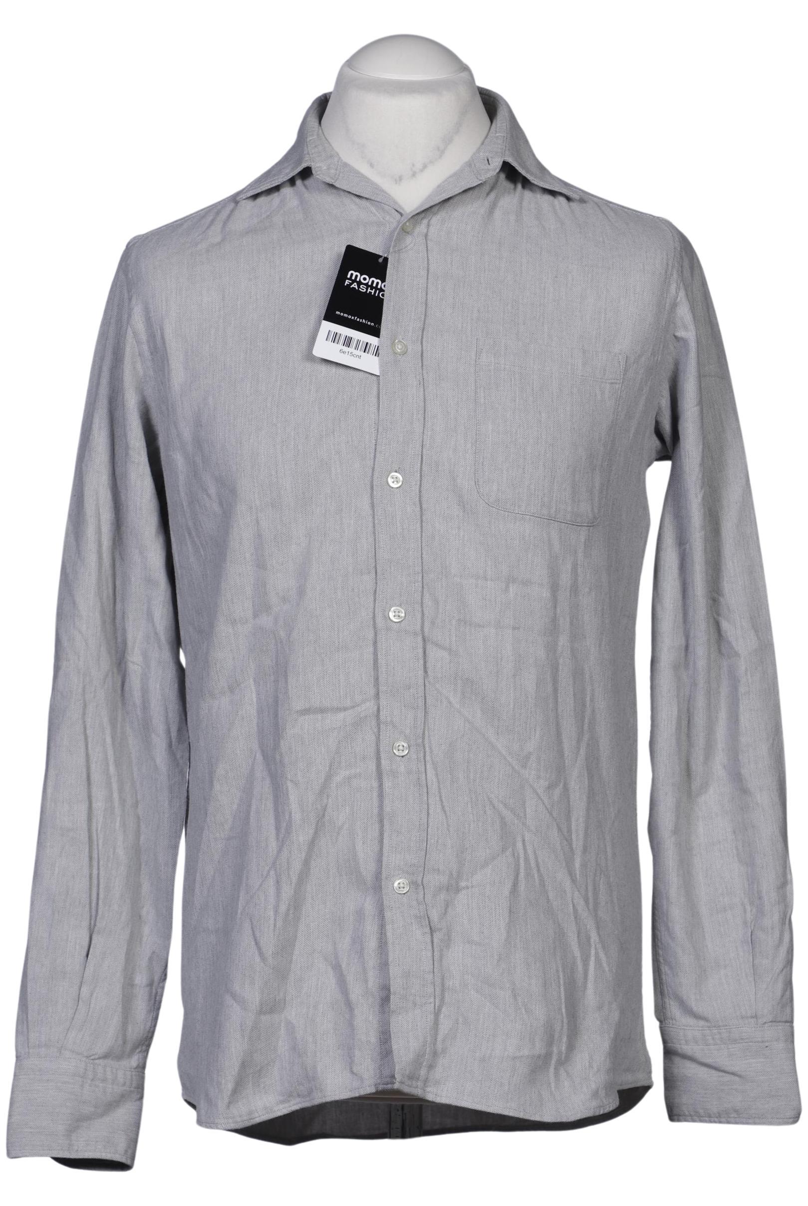 

Massimo Dutti Herren Hemd, grau, Gr. 46