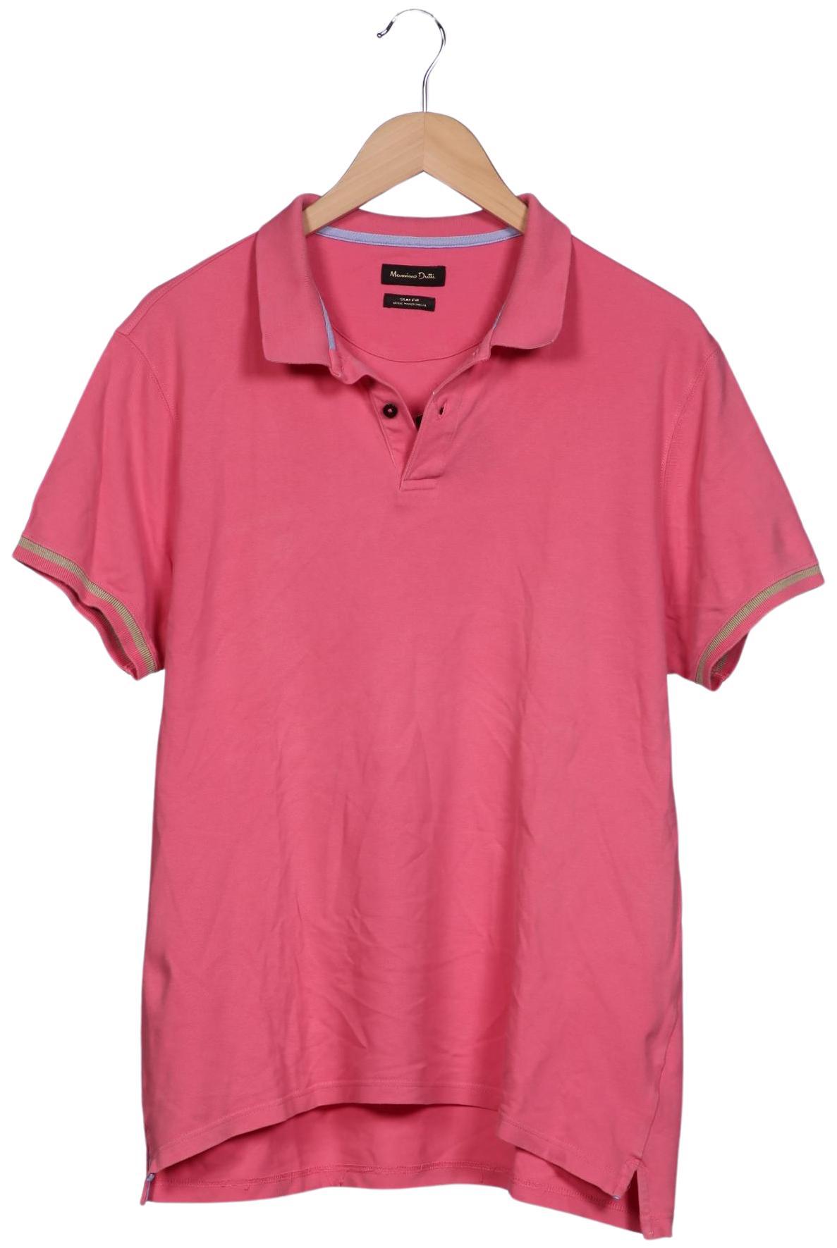 Thumbnail - Massimo Dutti Herren Poloshirt, pink, Gr. 56