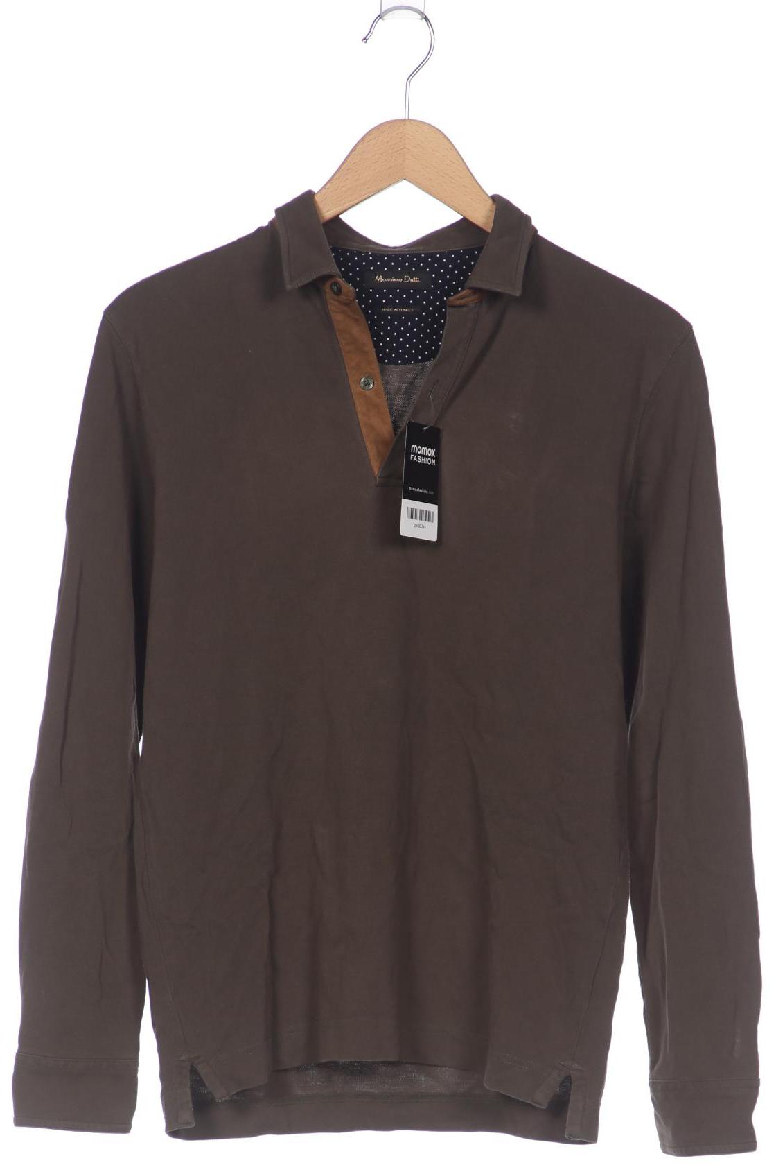 

Massimo Dutti Herren Poloshirt, grün, Gr. 48