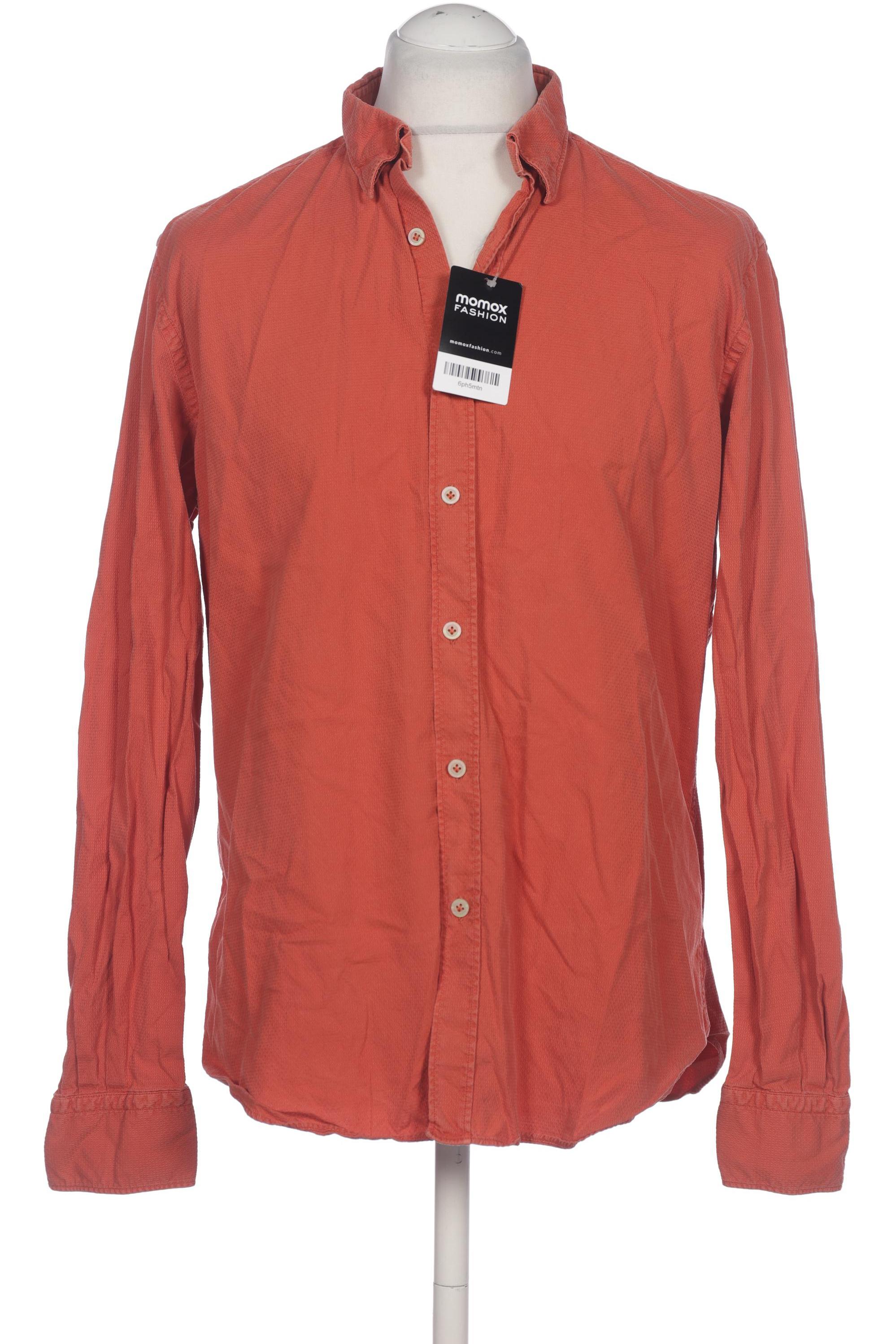 

Massimo Dutti Herren Hemd, orange, Gr. 54