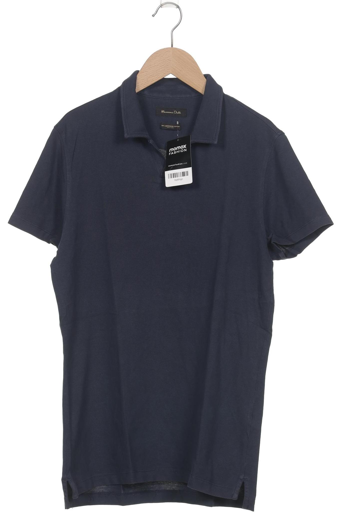 

Massimo Dutti Herren Poloshirt, marineblau, Gr. 48
