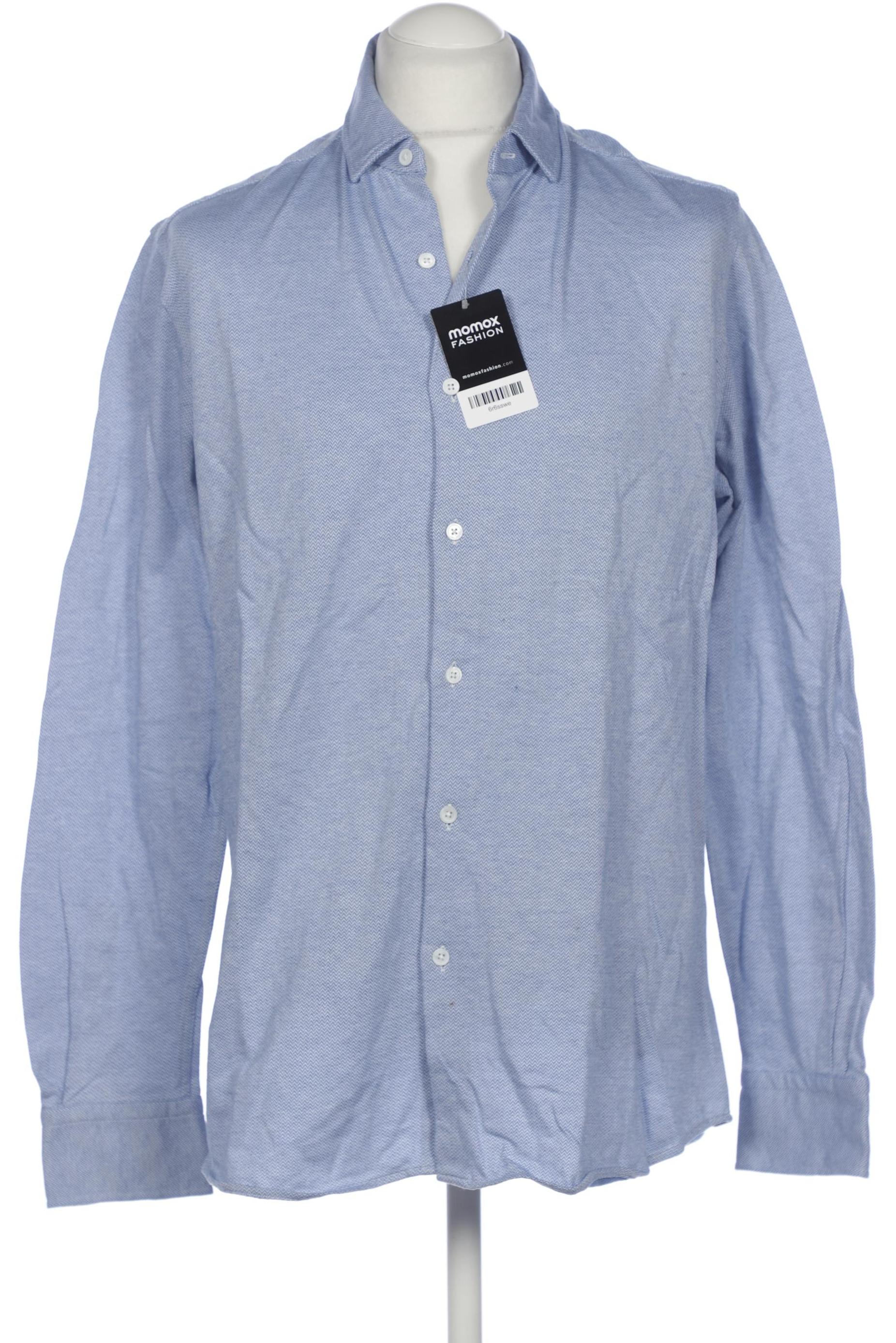 

Massimo Dutti Herren Hemd, blau, Gr. 54