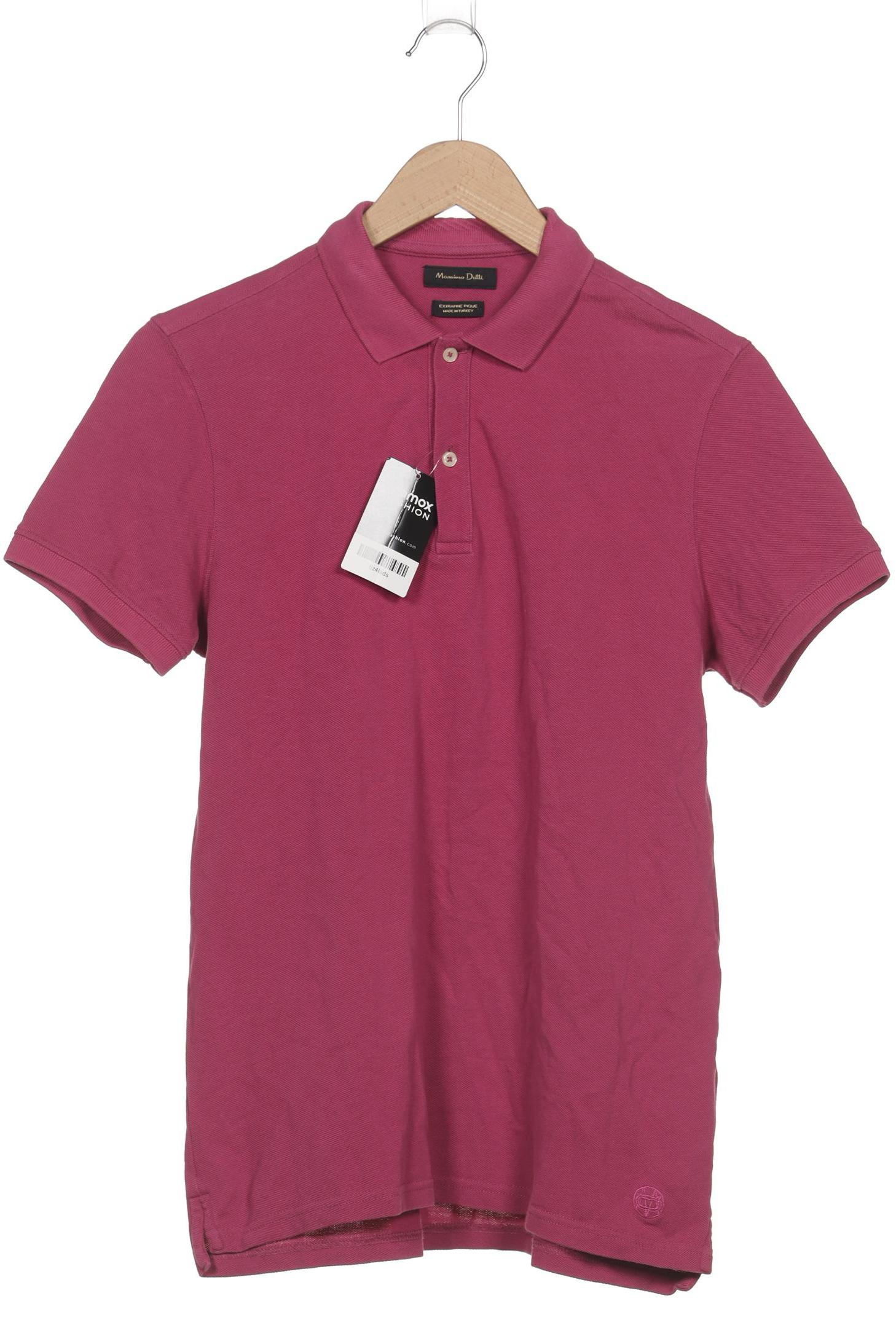 

Massimo Dutti Herren Poloshirt, pink, Gr. 48
