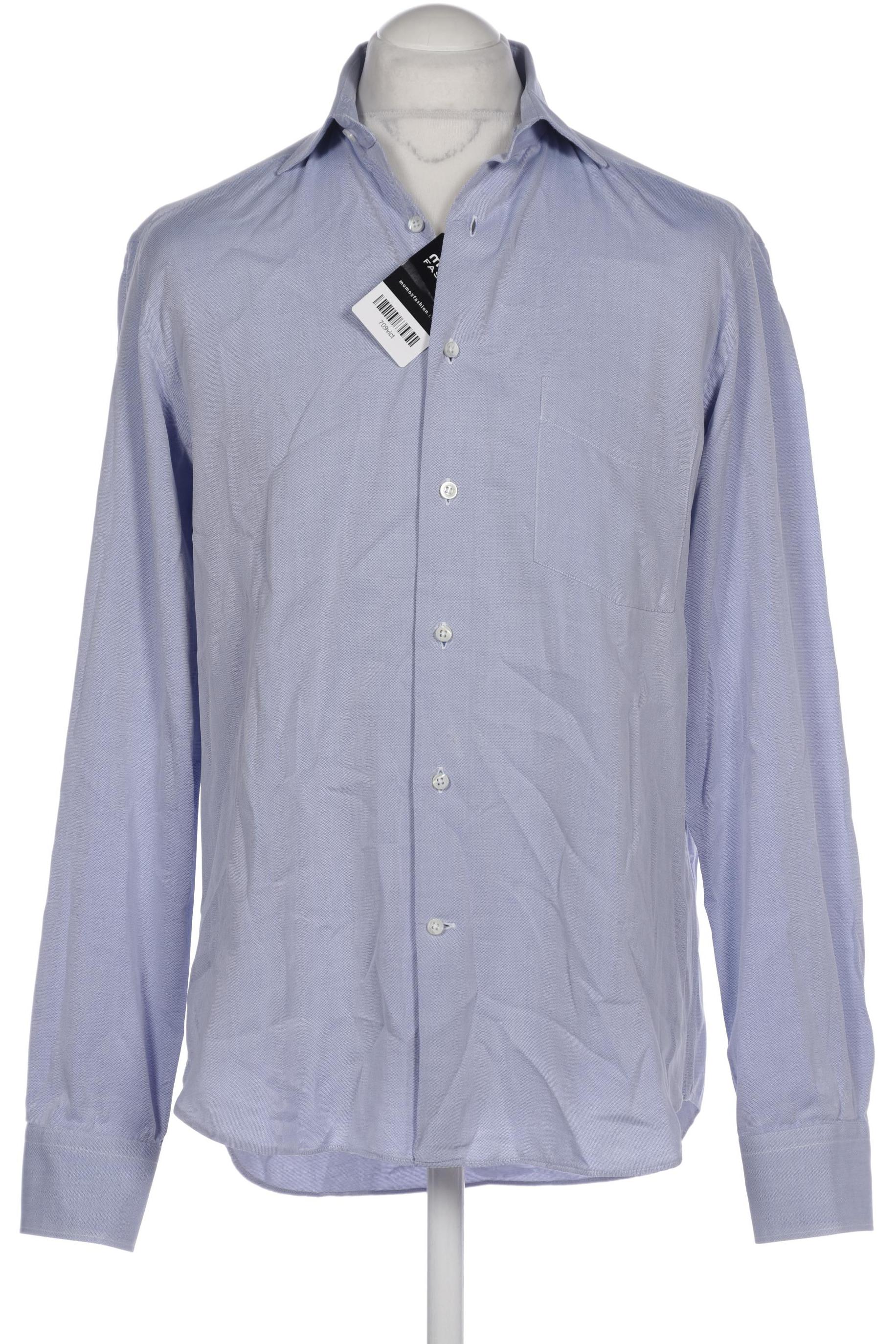 

Massimo Dutti Herren Hemd, hellblau, Gr. 52