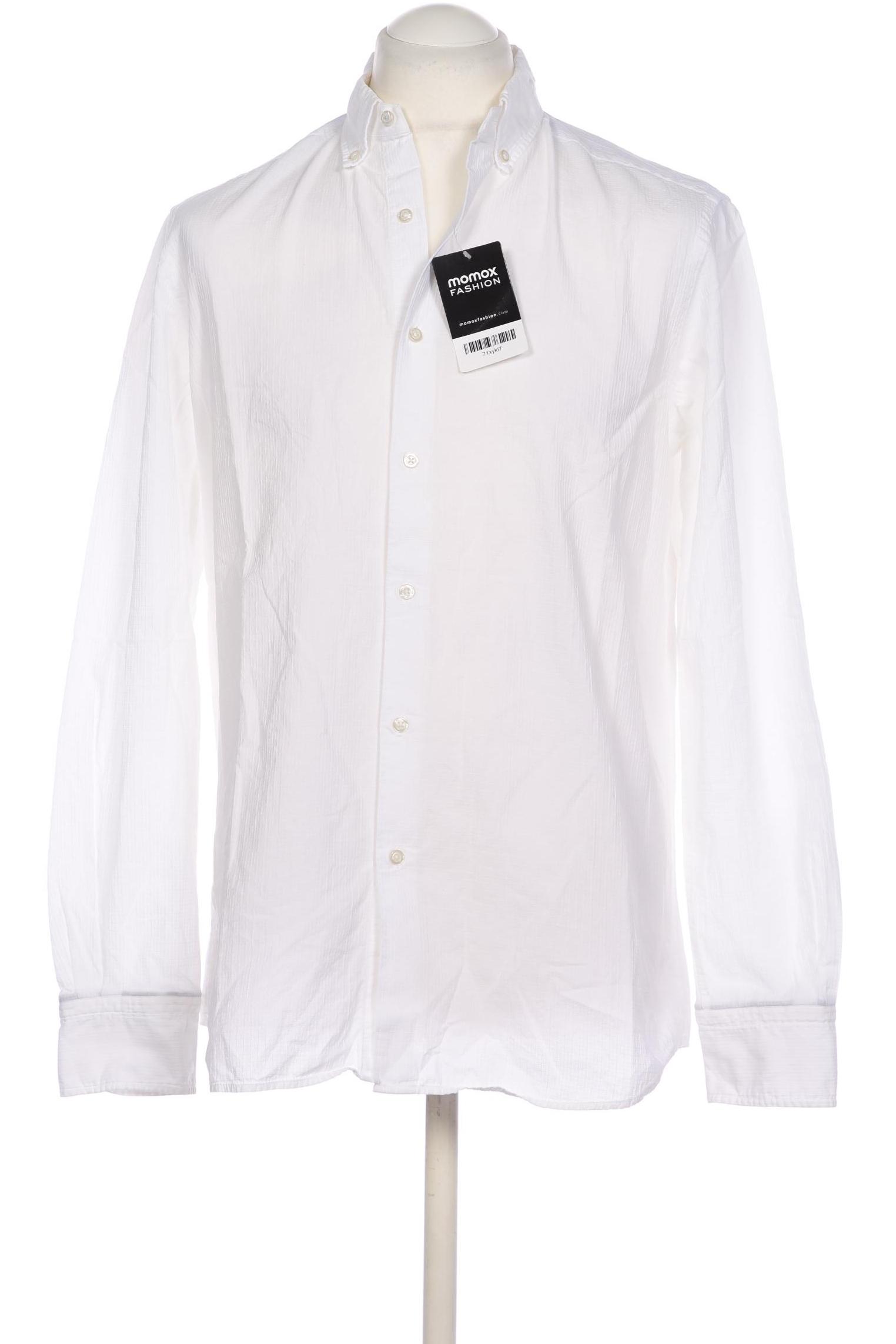 

Massimo Dutti Herren Hemd, weiß, Gr. 52