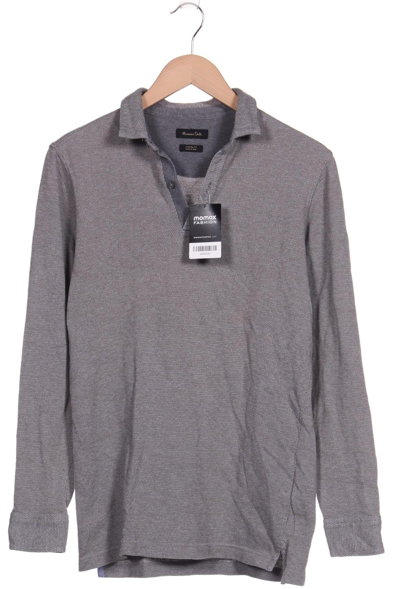 

Massimo Dutti Herren Poloshirt, grau, Gr. 48