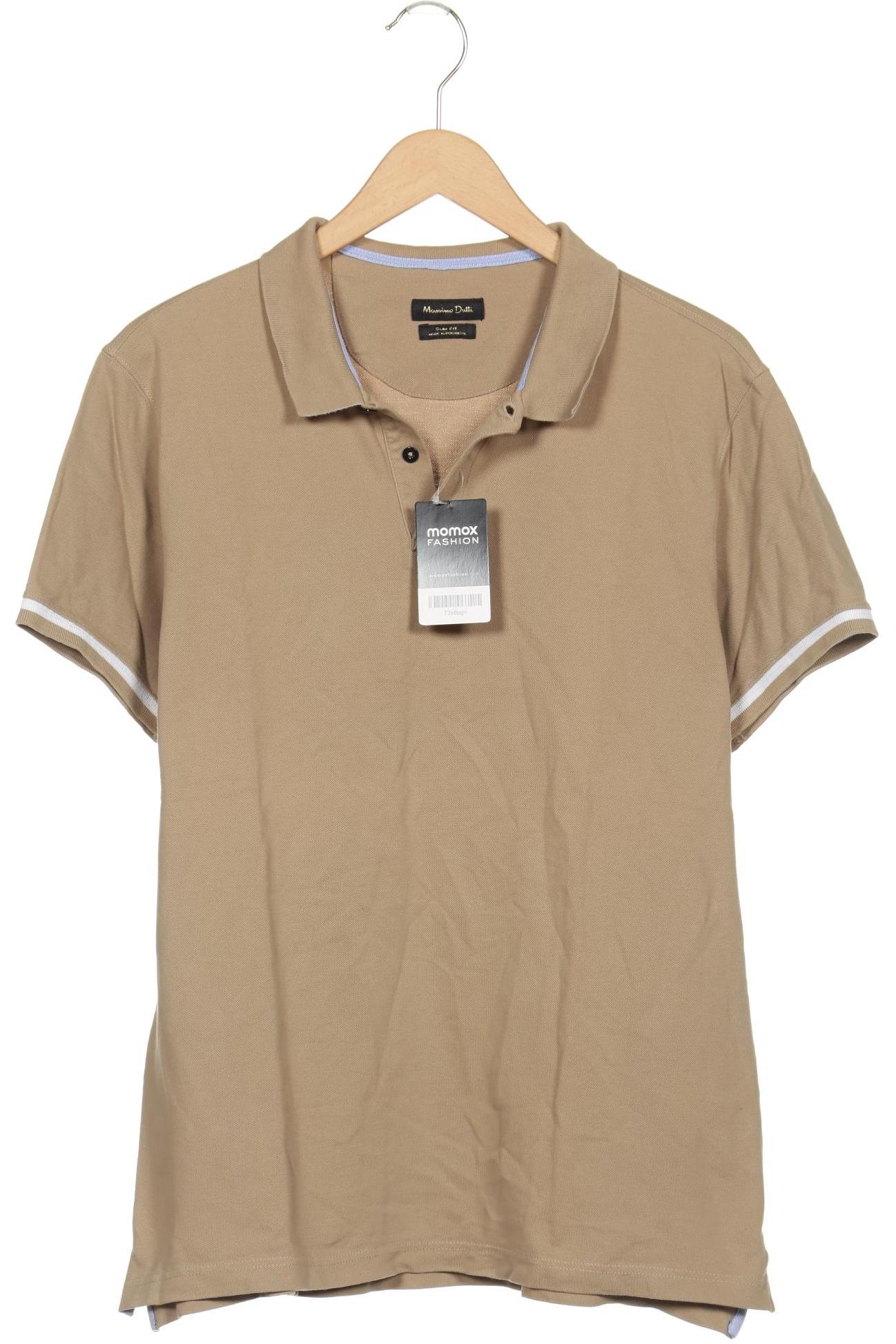 

Massimo Dutti Herren Poloshirt, beige
