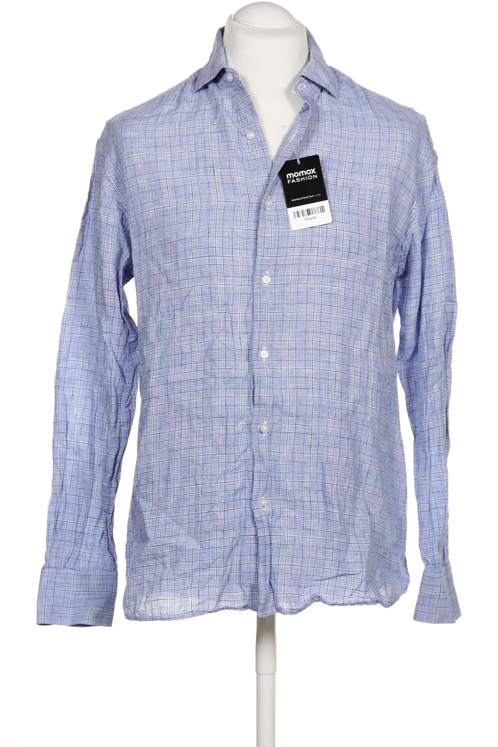 

Massimo Dutti Herren Hemd, blau, Gr. 52