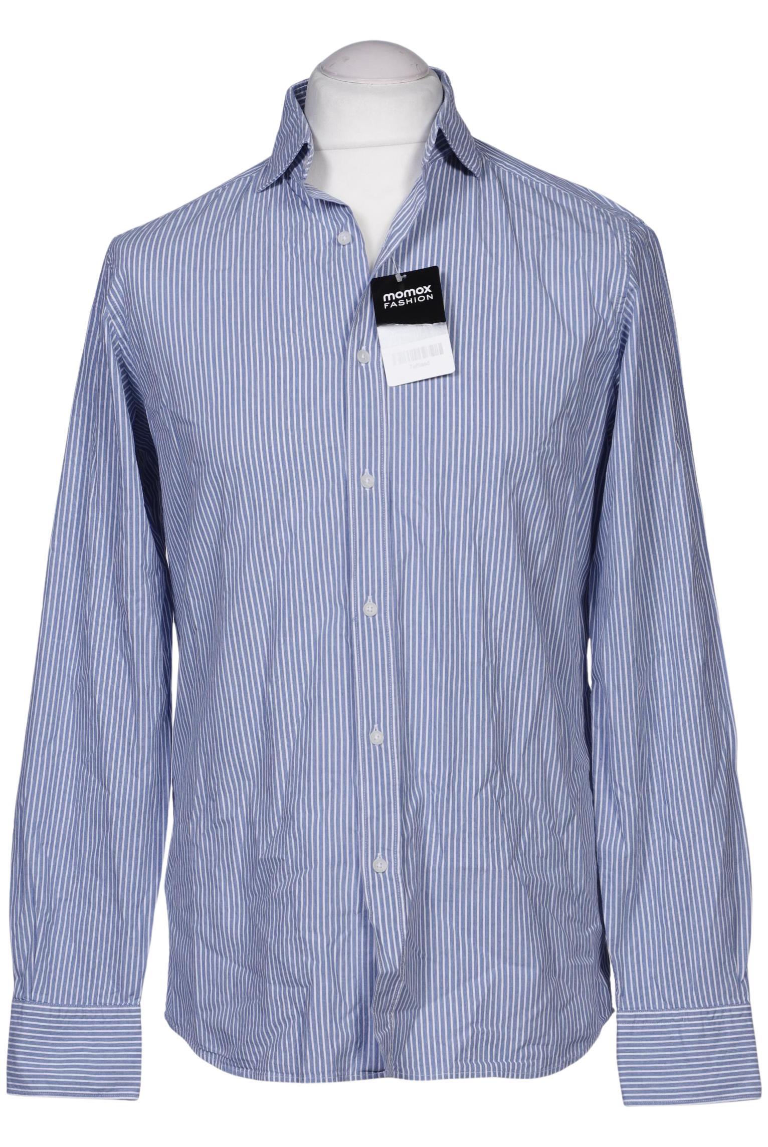 

Massimo Dutti Herren Hemd, blau, Gr. 48
