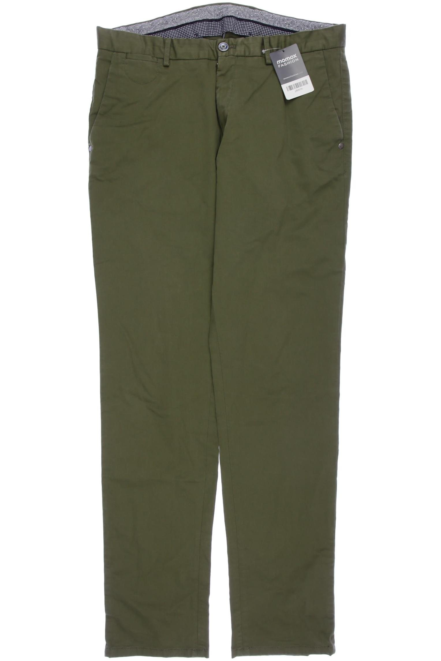 

Massimo Dutti Herren Stoffhose, grün, Gr. 0