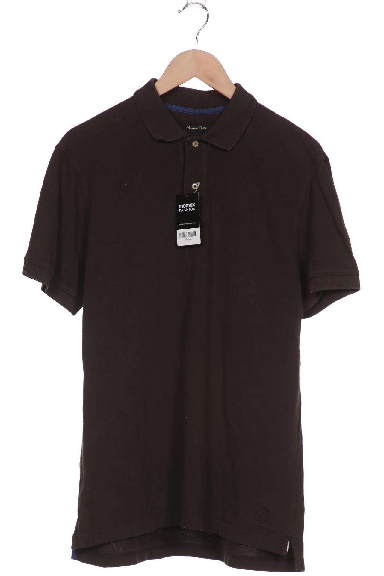 

Massimo Dutti Herren Poloshirt, braun, Gr. 54