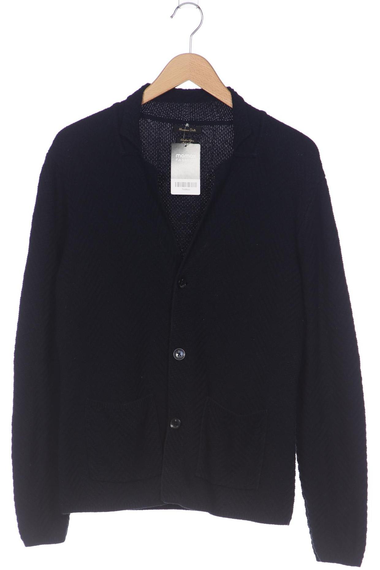 

Massimo Dutti Herren Strickjacke, marineblau, Gr. 52
