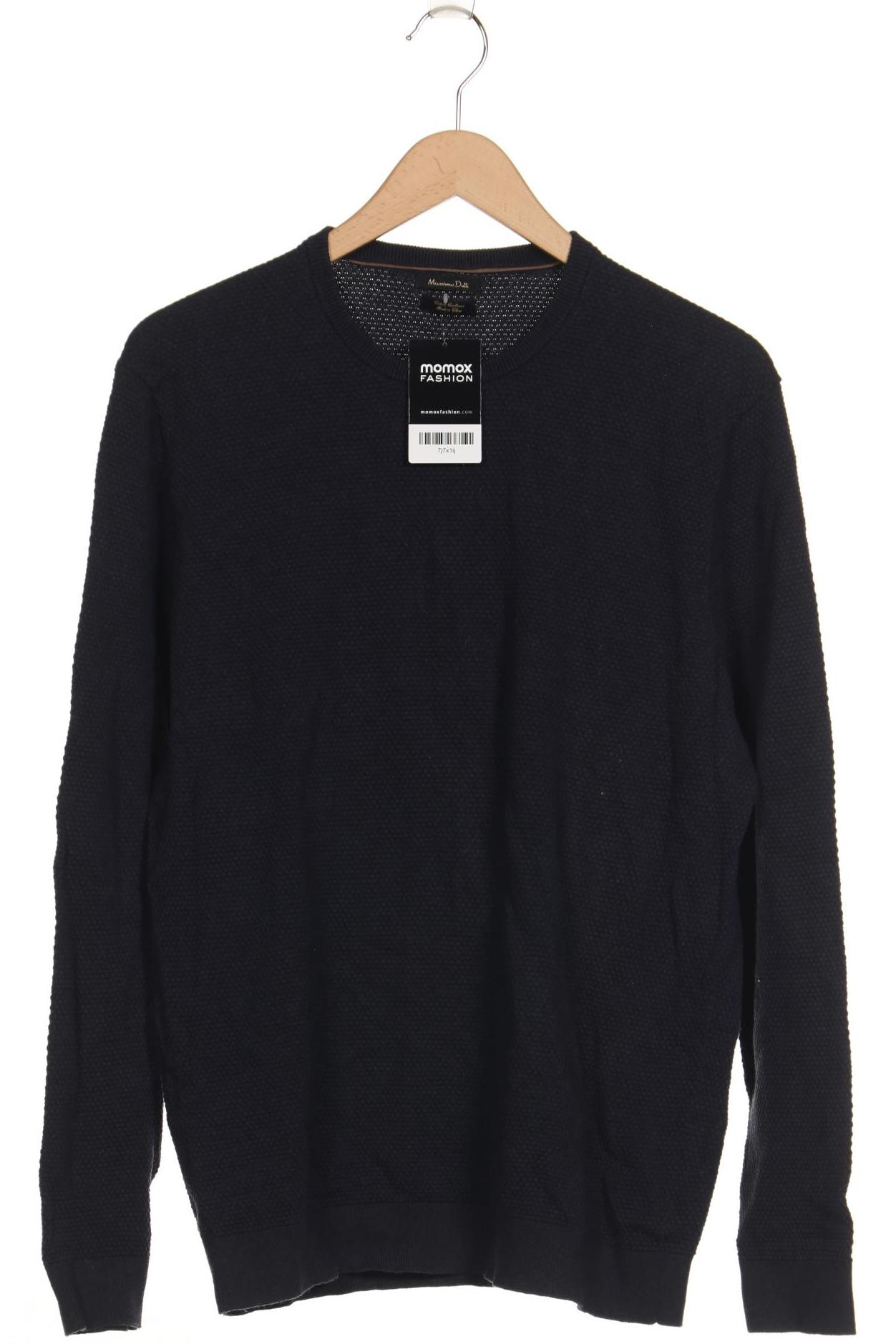 

Massimo Dutti Herren Pullover, marineblau, Gr. 56